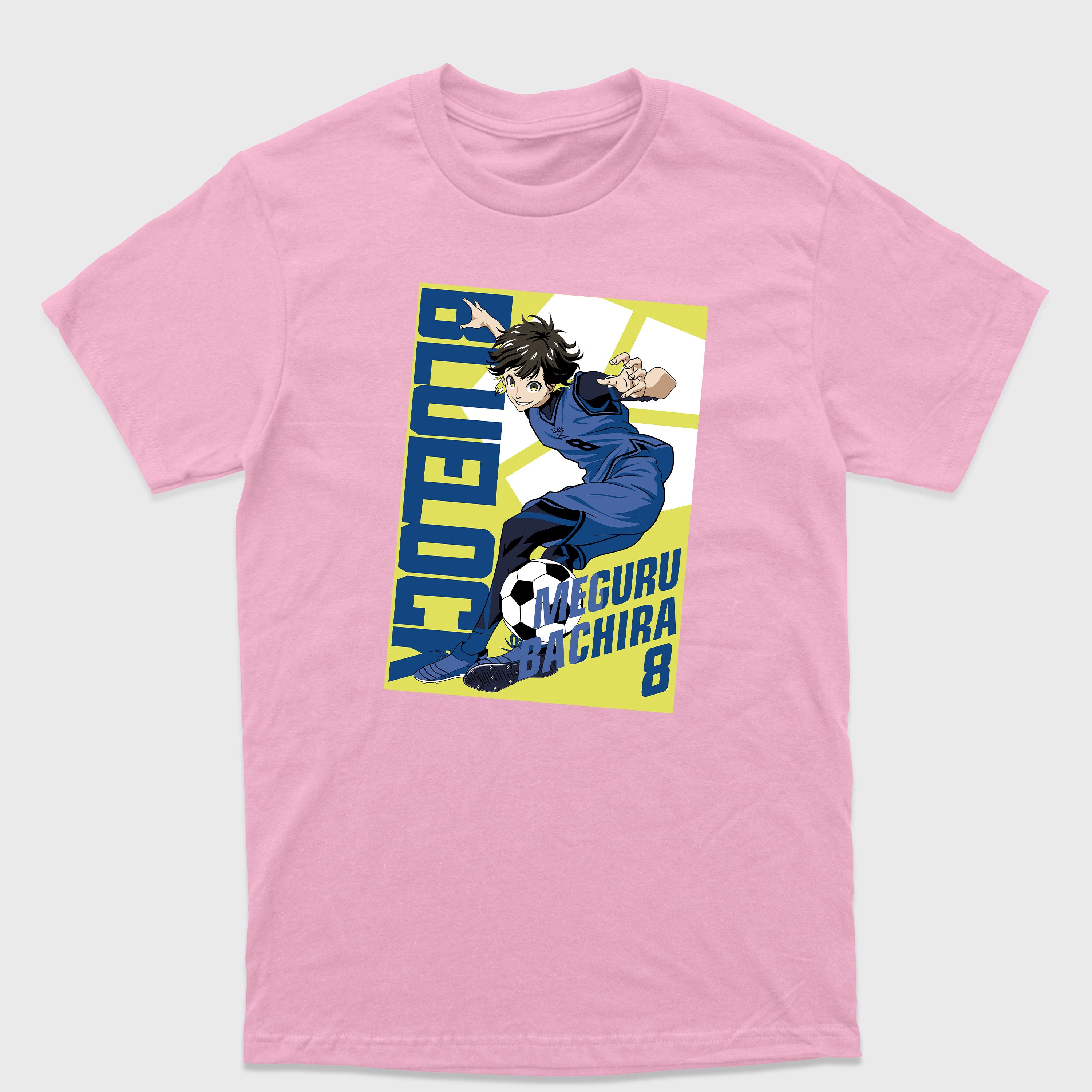 Camiseta Básica Meguru Bachira Blue Lock