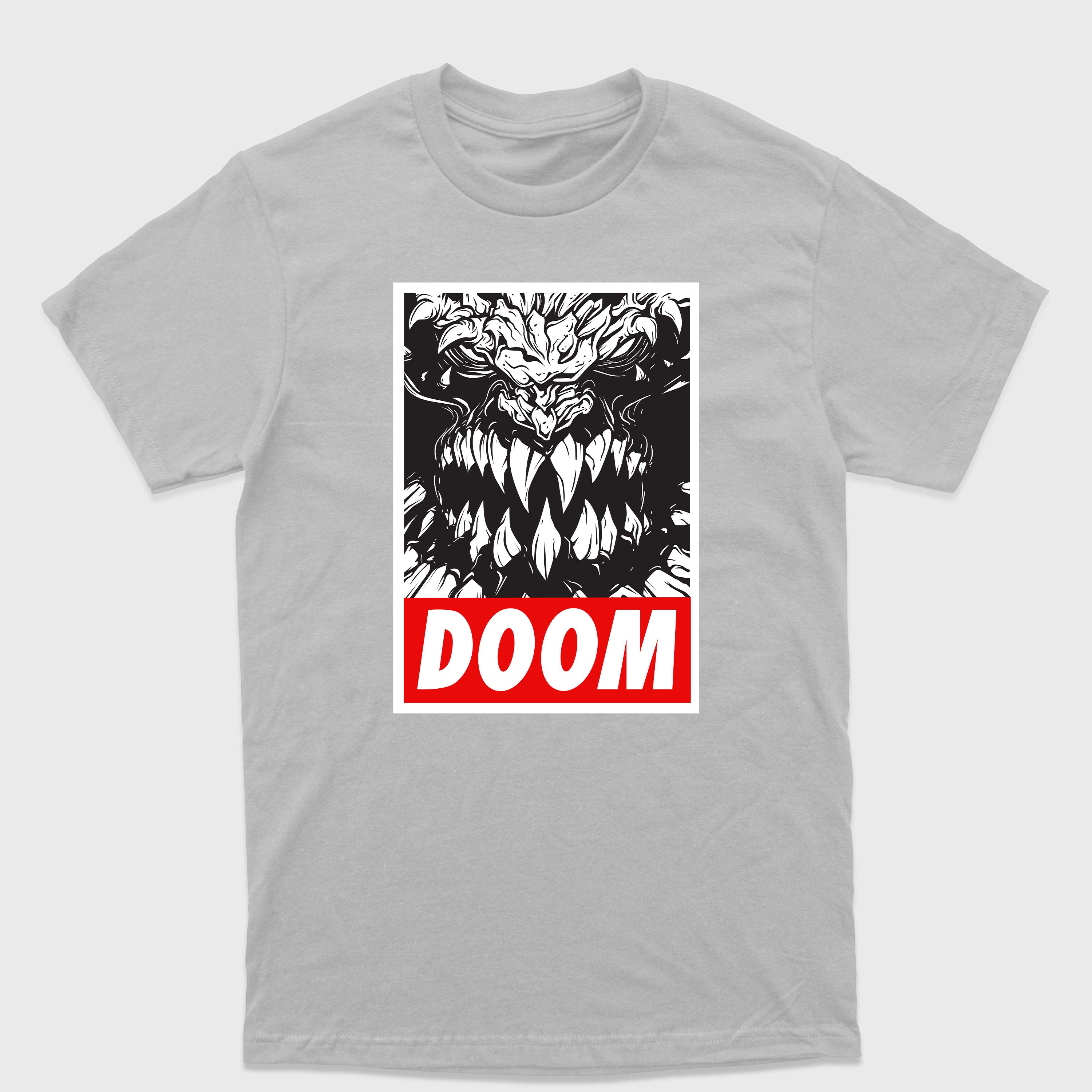 Camiseta Básica Teeth Monster Doom