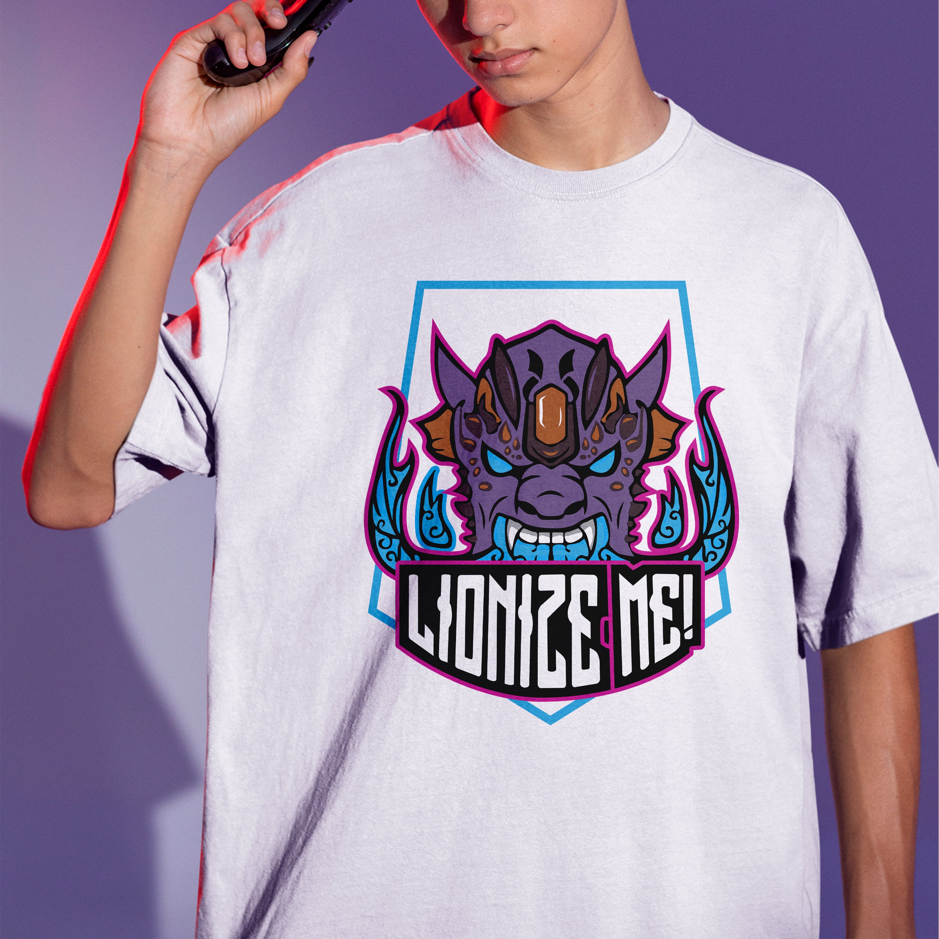 Camiseta Básica Dota 2 Lion
