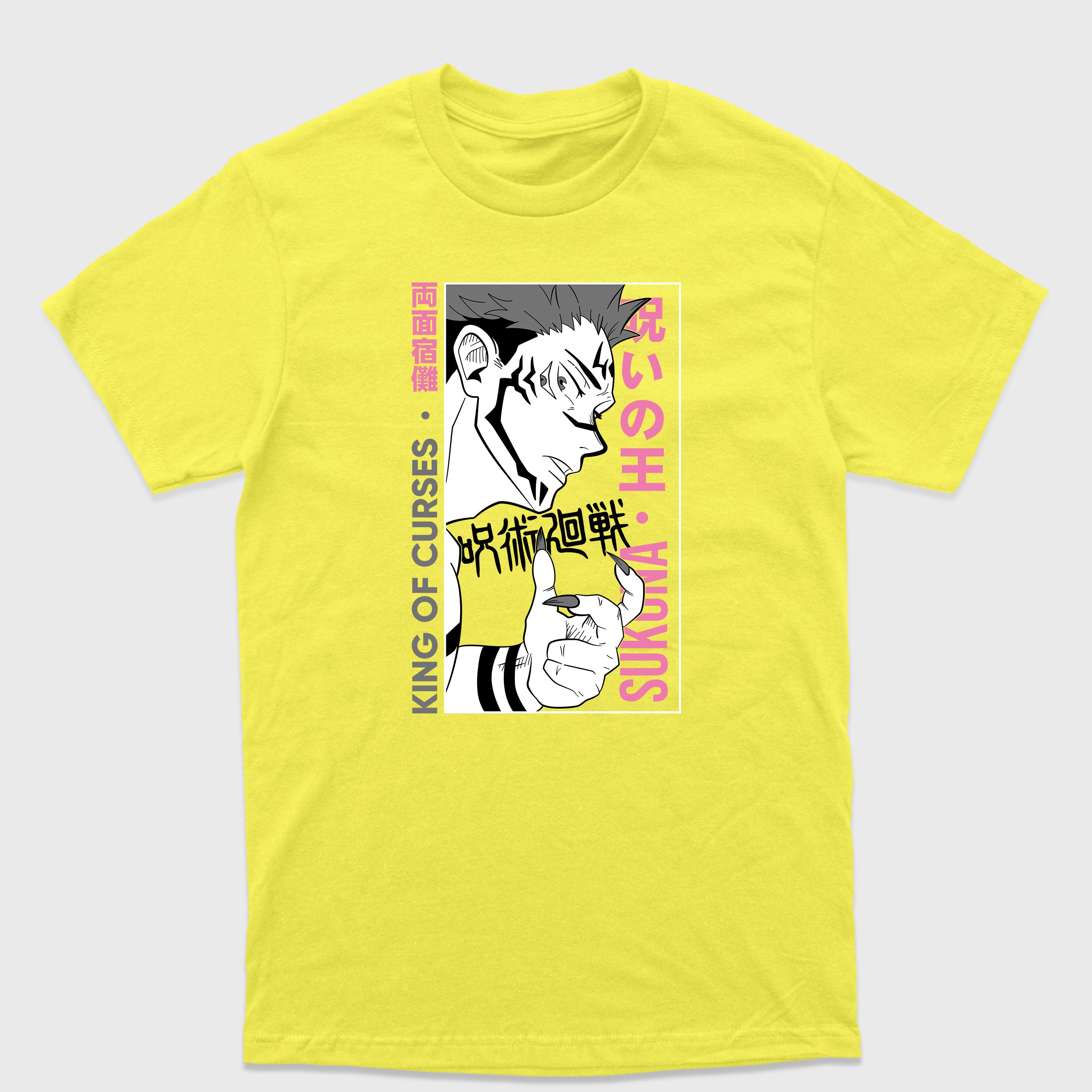 Camiseta Básica King of Curse Sukuna Jujutsu Kaisen