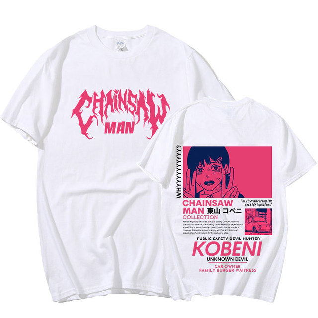 Camiseta Básica Chainsaw Man Kobeni