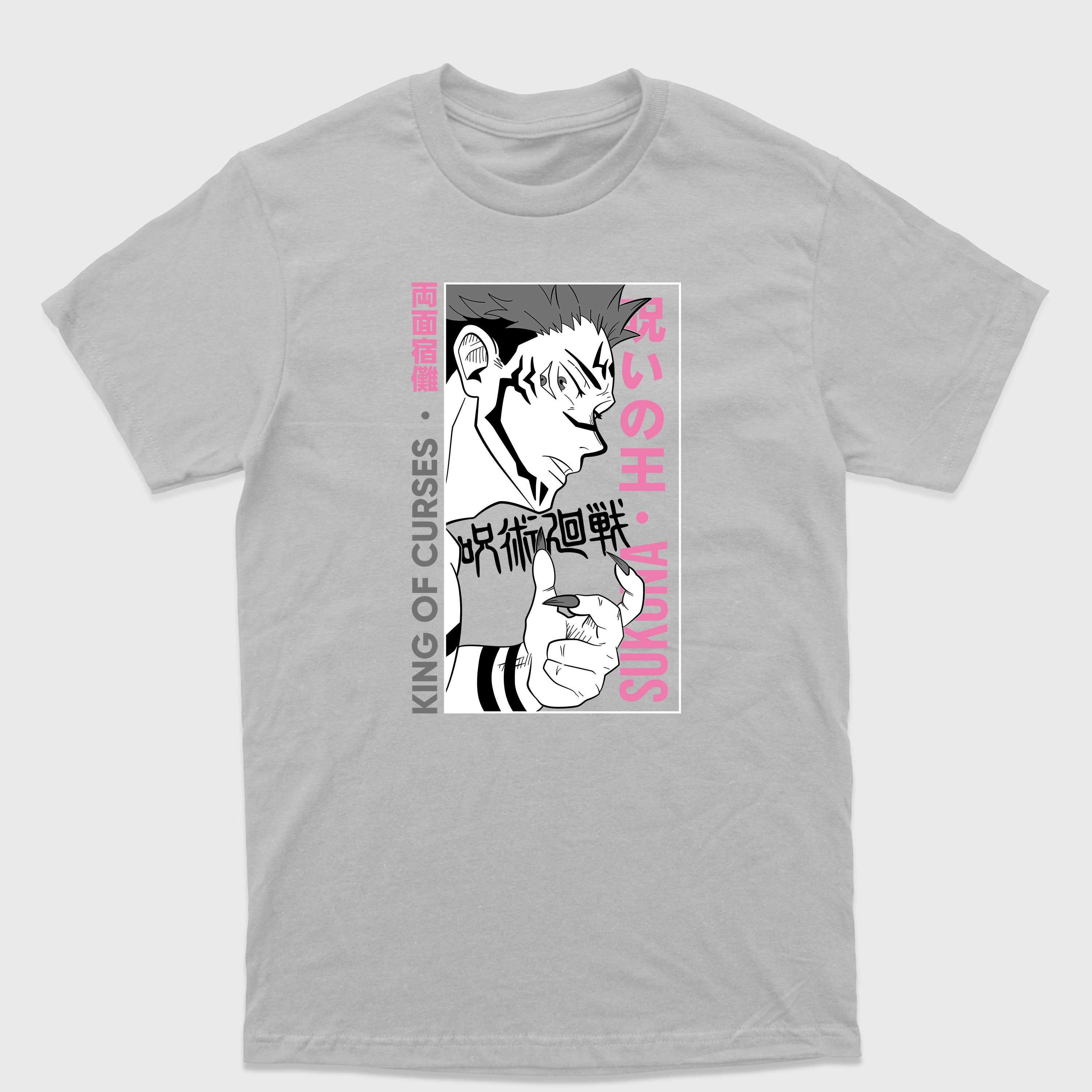 Camiseta Básica King of Curse Sukuna Jujutsu Kaisen