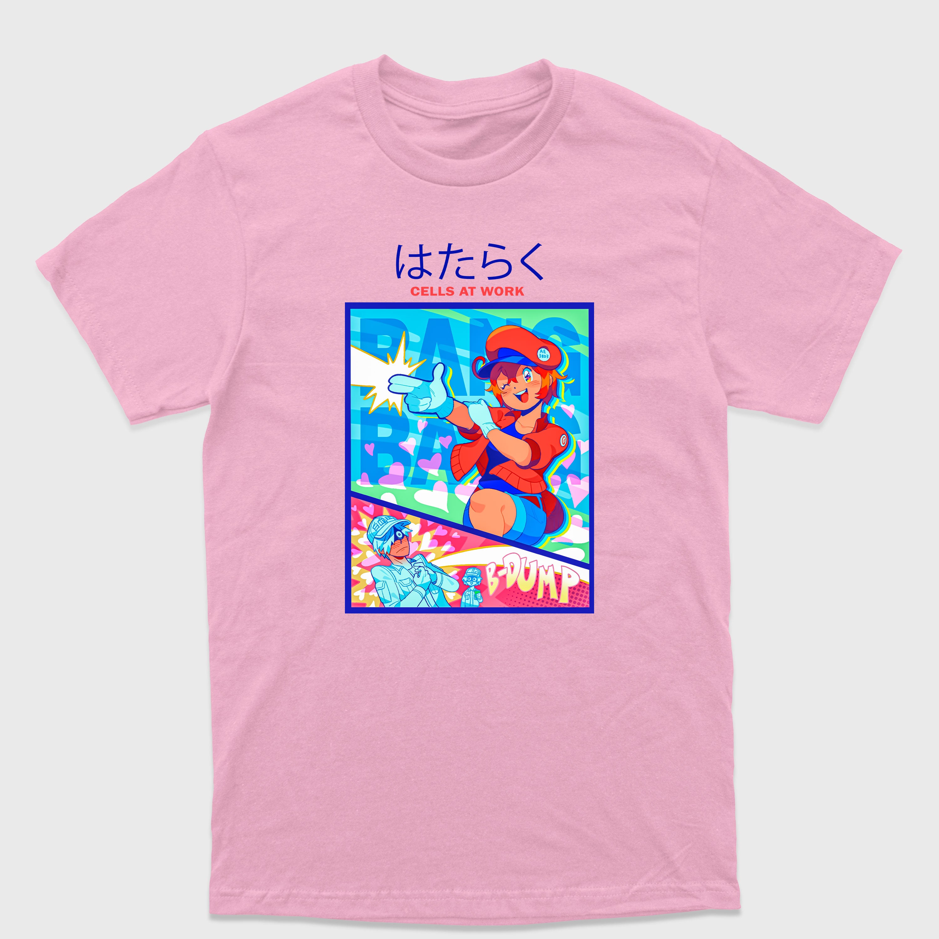 Camiseta Básica Cells At Work Anime