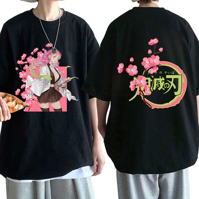 Camiseta Básica Mitsuri Cute Demon Slayer