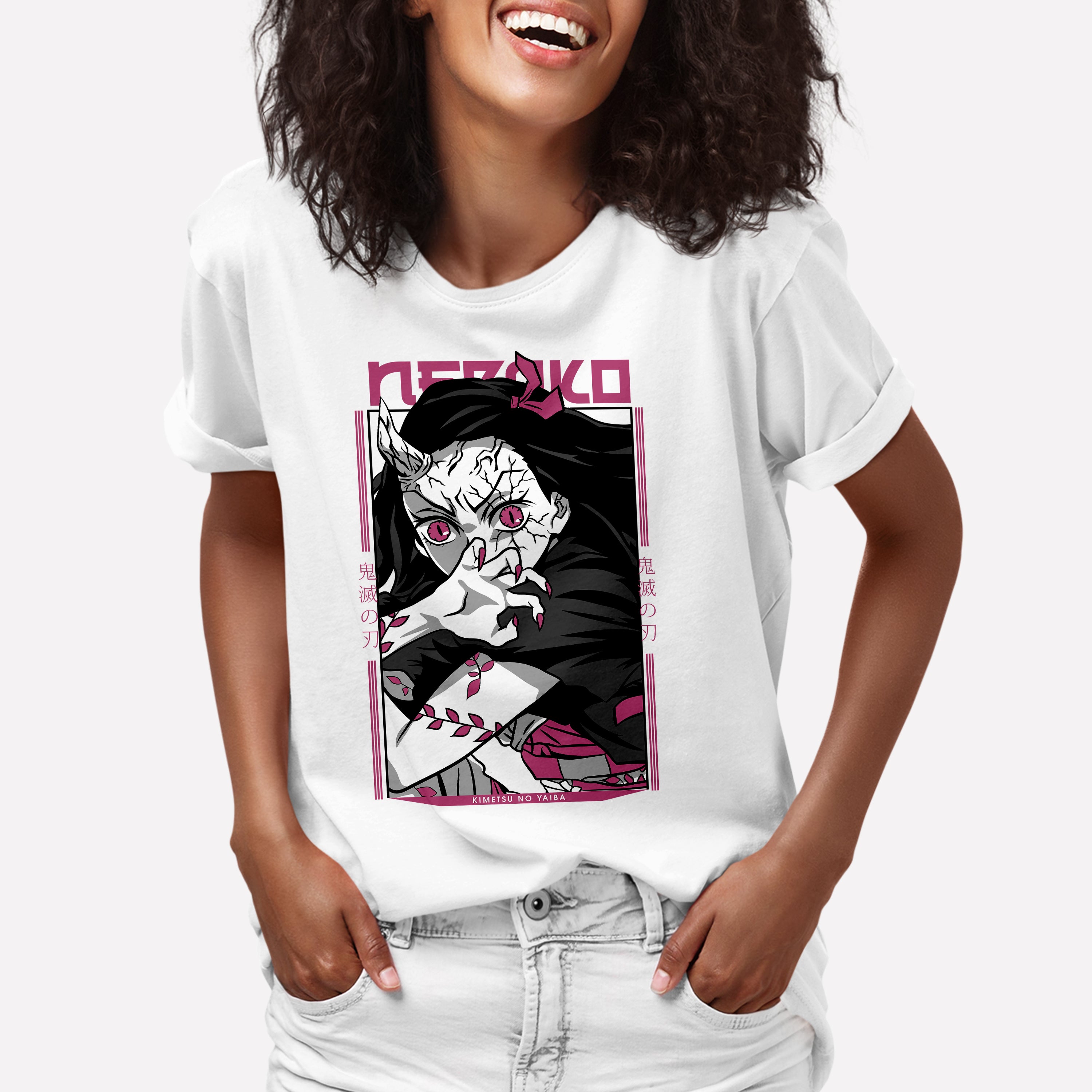 Camiseta Básica Kamado Nezuko Demon Slayer