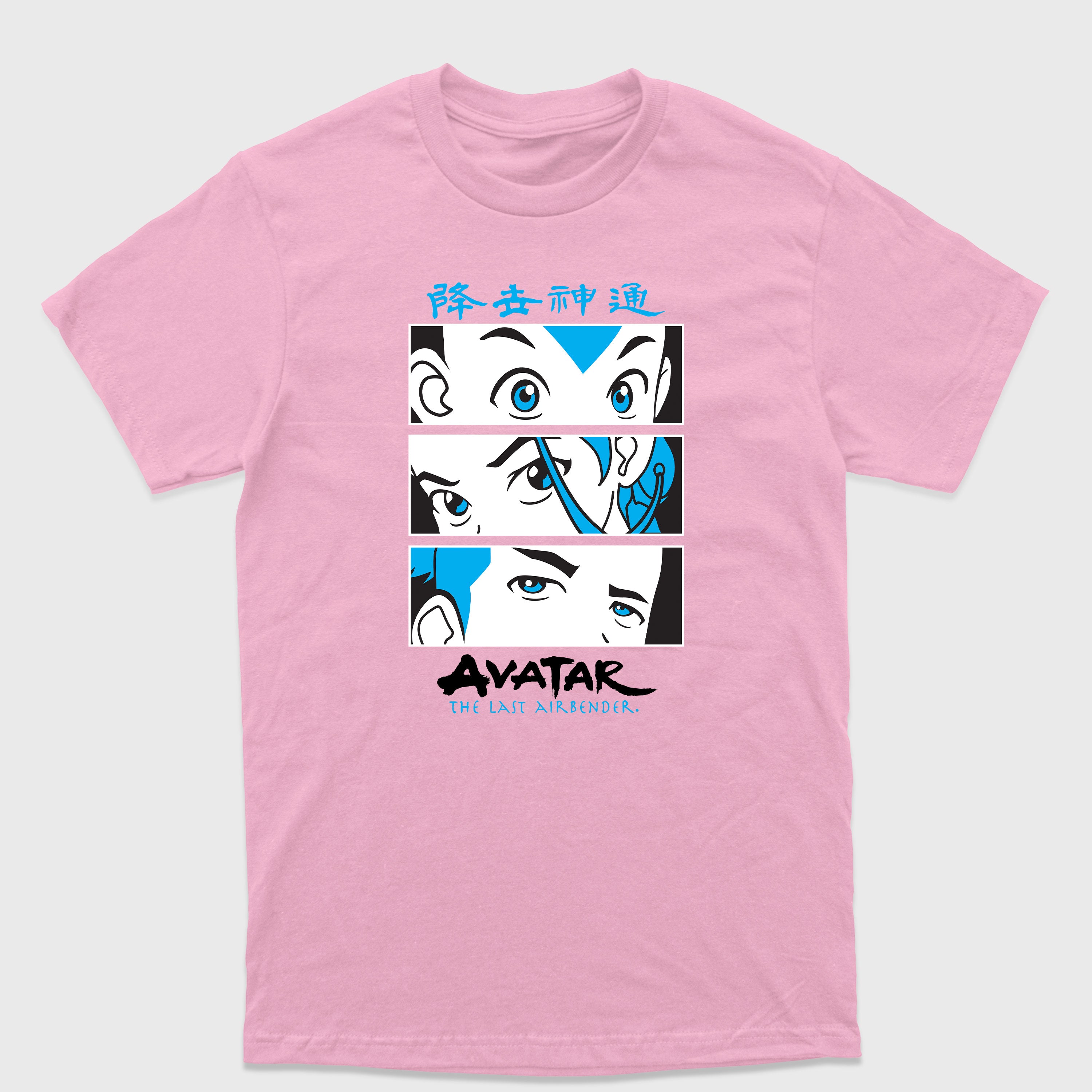 Camiseta Básica Katara Aang e Sokka Eyes