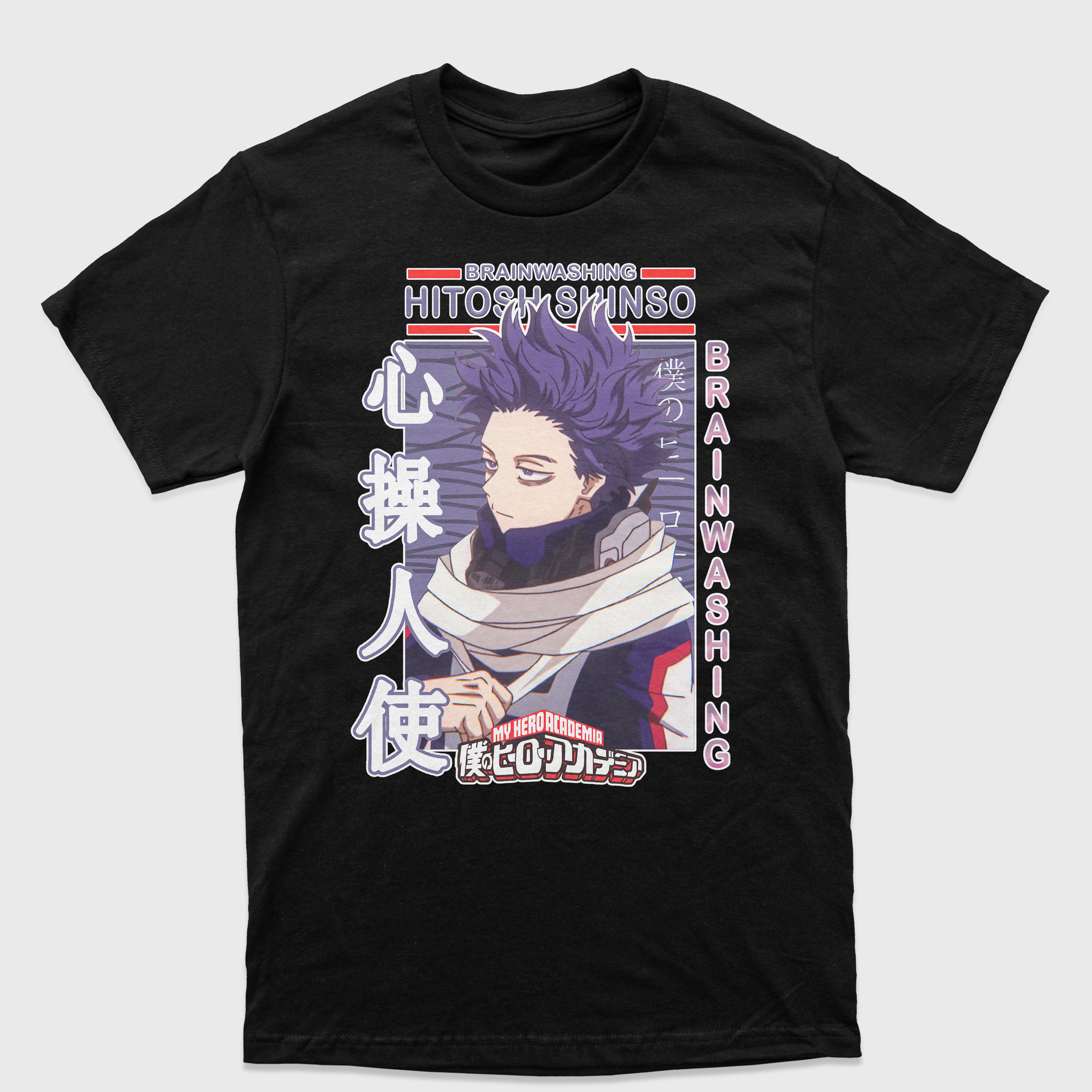 Camiseta Hitoshi Shinso My Hero Academy Boku No Hero