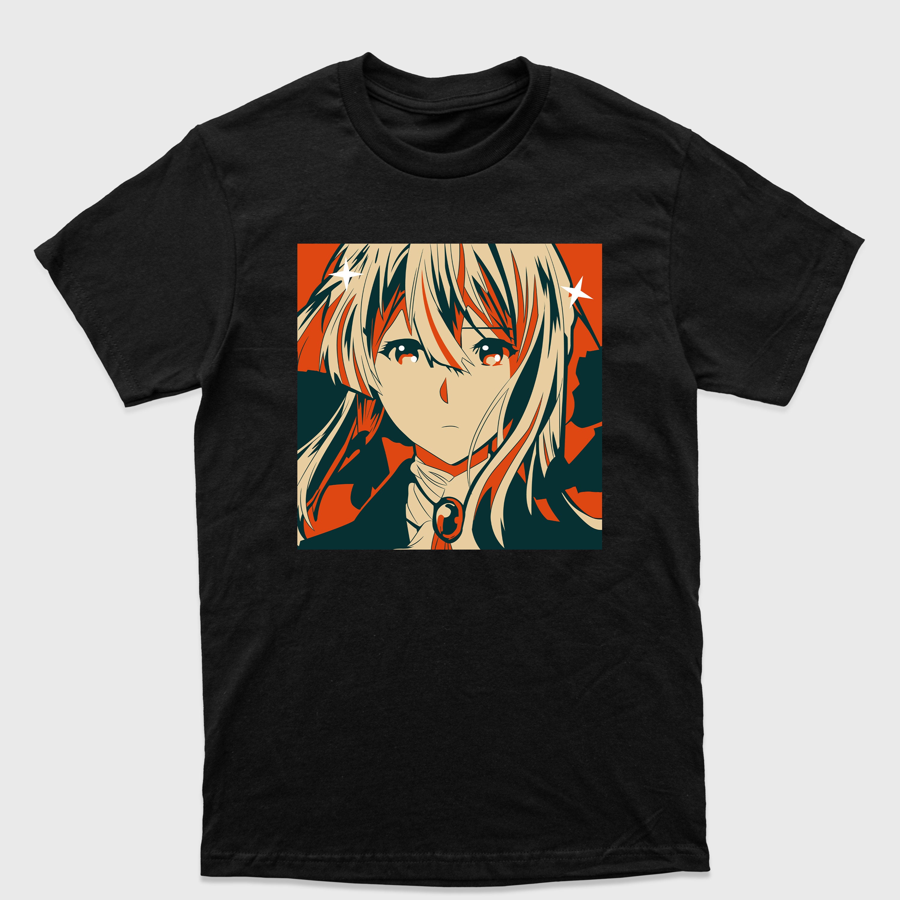 Camiseta Básica Violet Evergarden Face