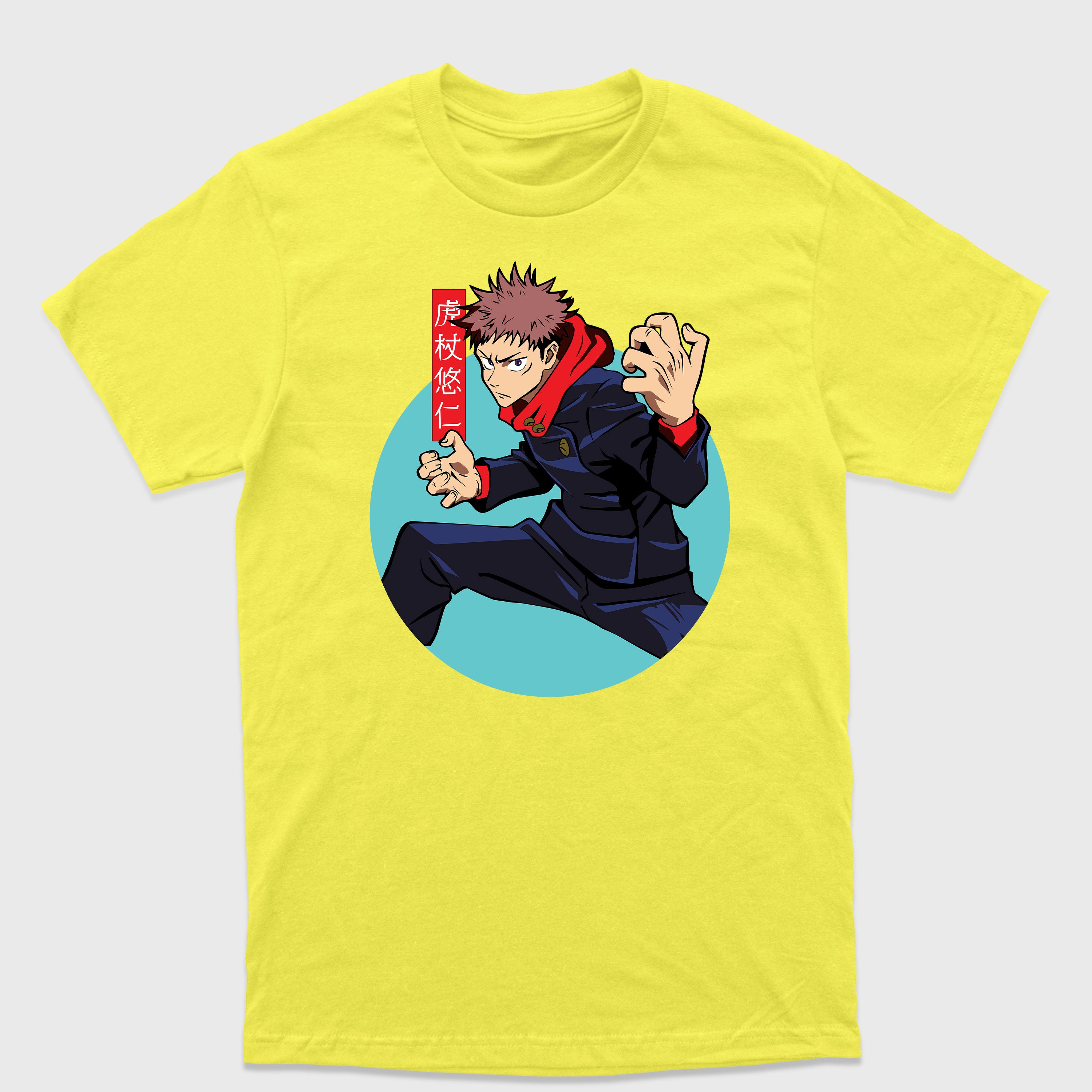 Camiseta Básica Itadori Yuji Jujutsu Kaisen