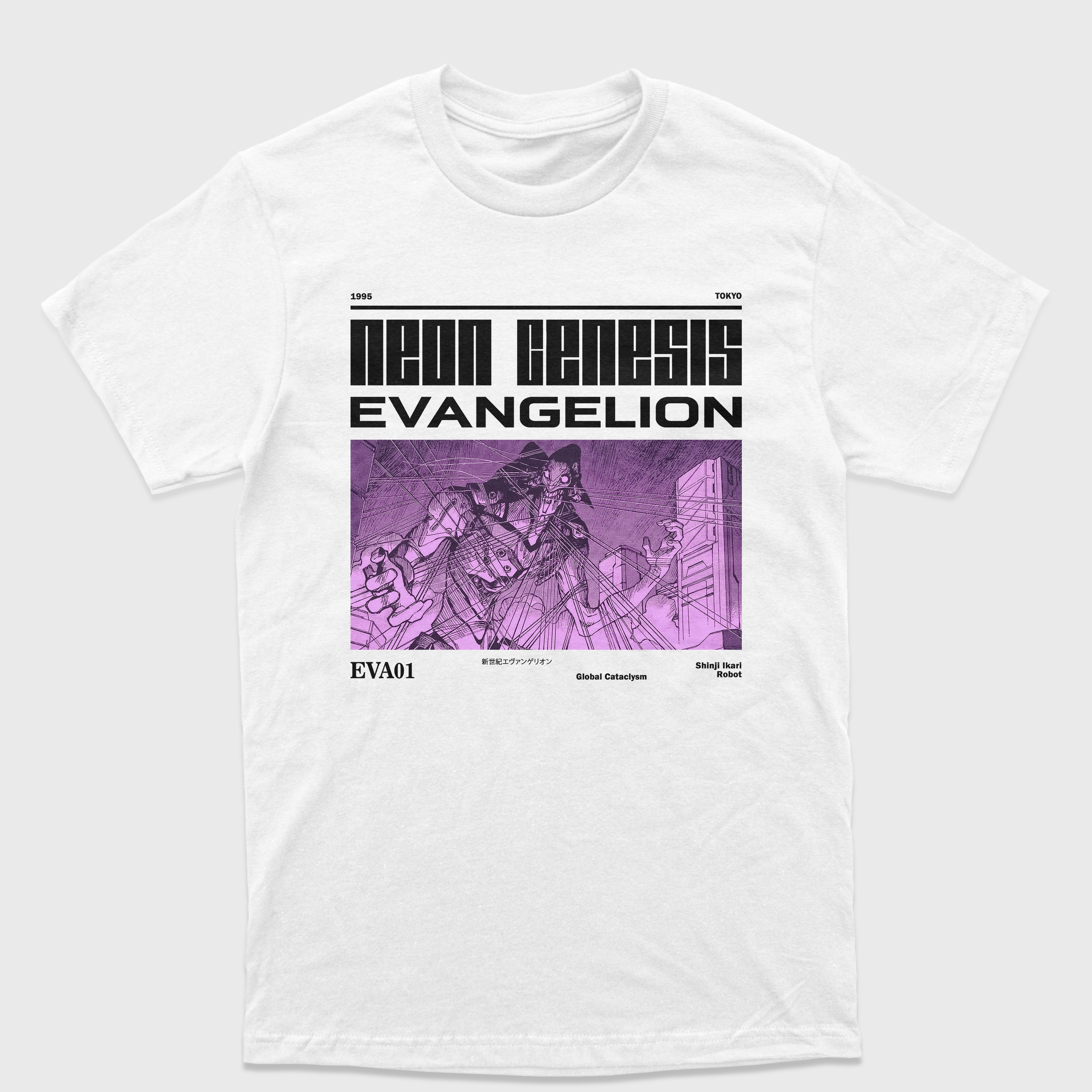 Camiseta Neon Genesis Evangelion Eva 01