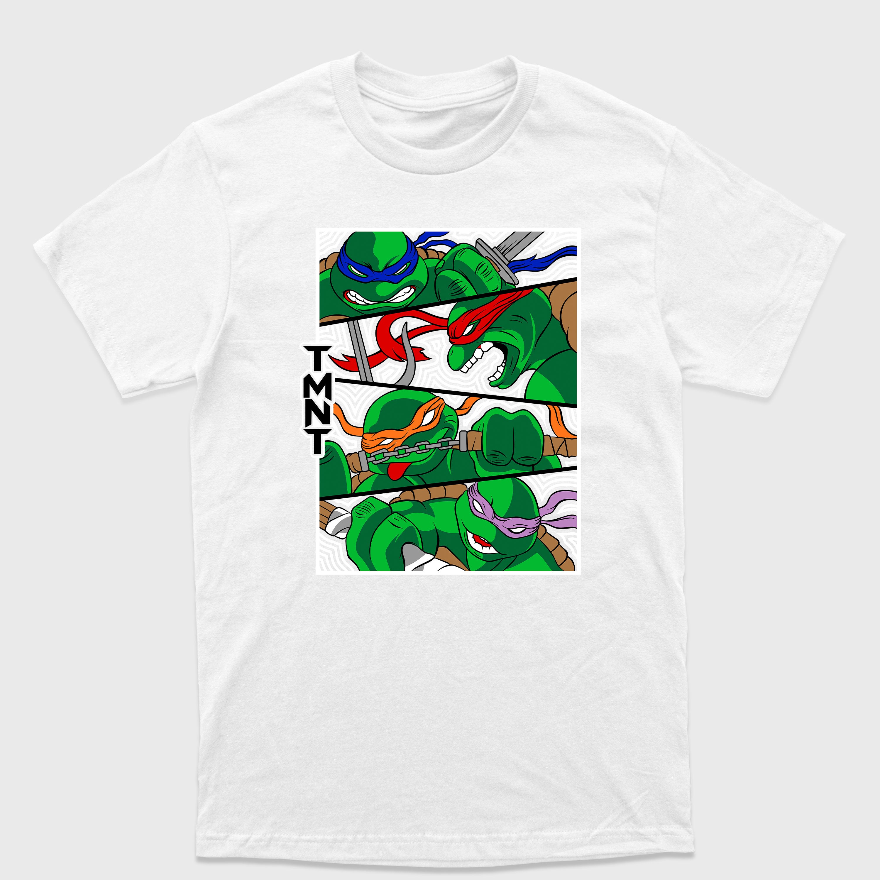 Camiseta Básica As Tartarugas Ninjas Quarteto