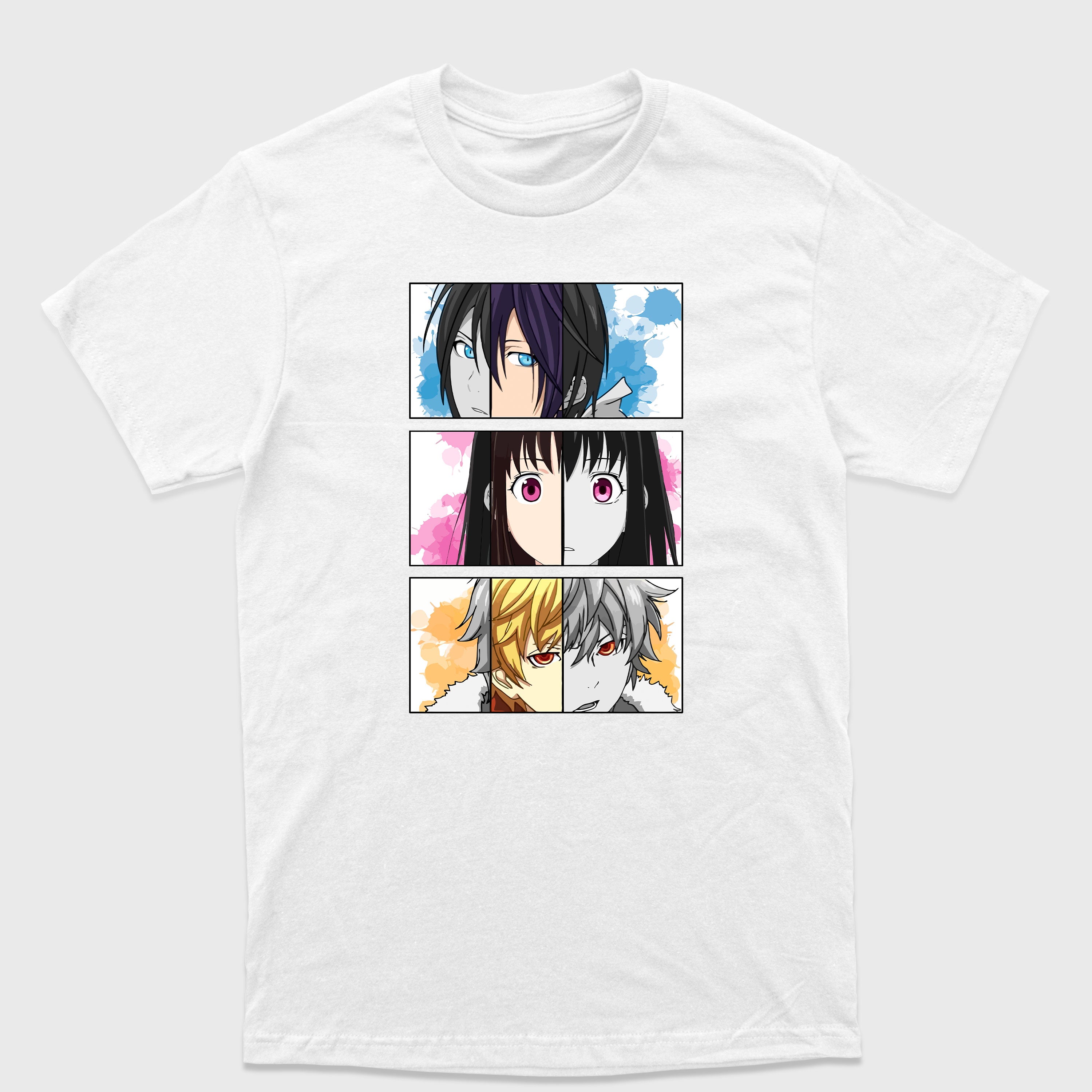 Camiseta Básica Noragami Yato Hiyori Yukine