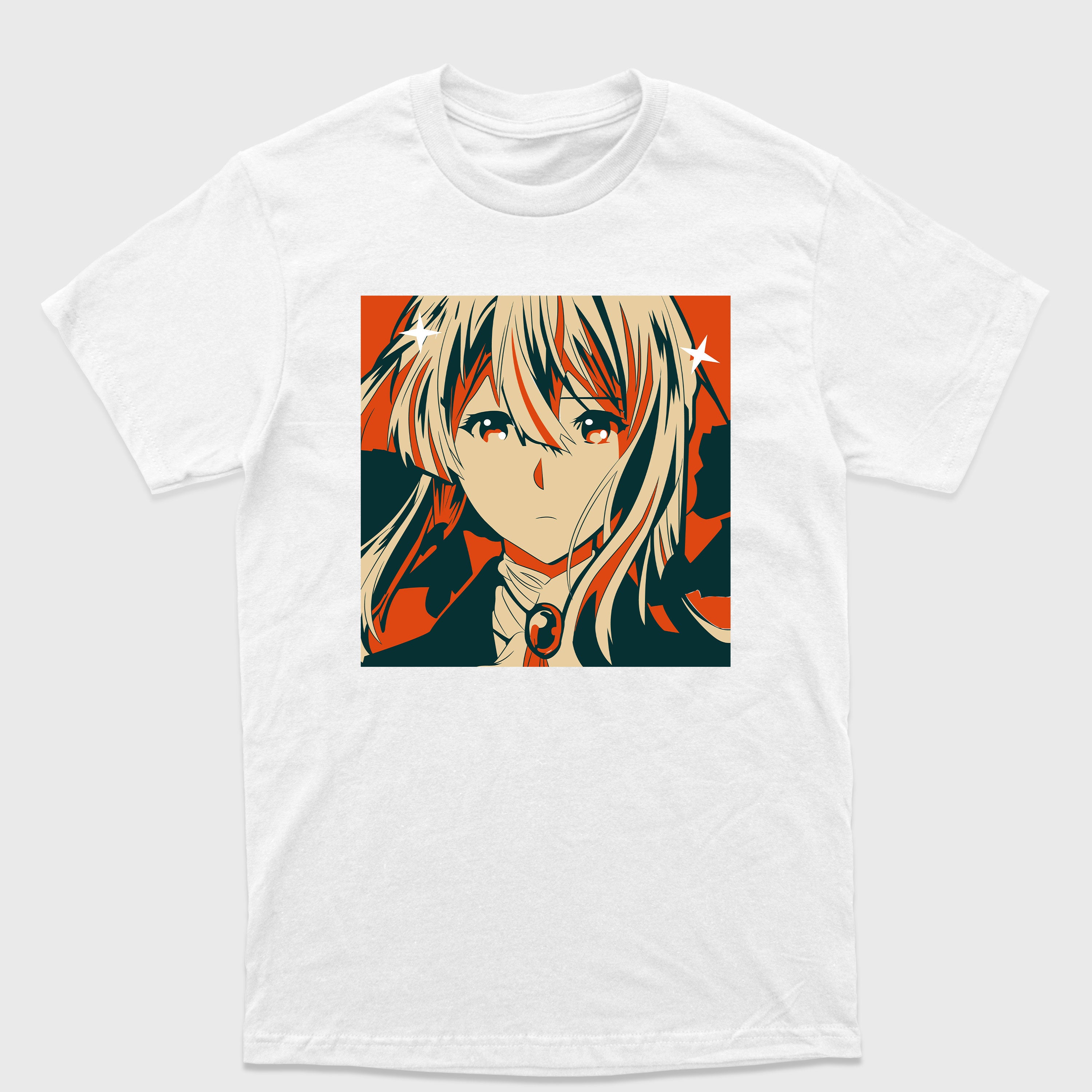 Camiseta Básica Violet Evergarden Face
