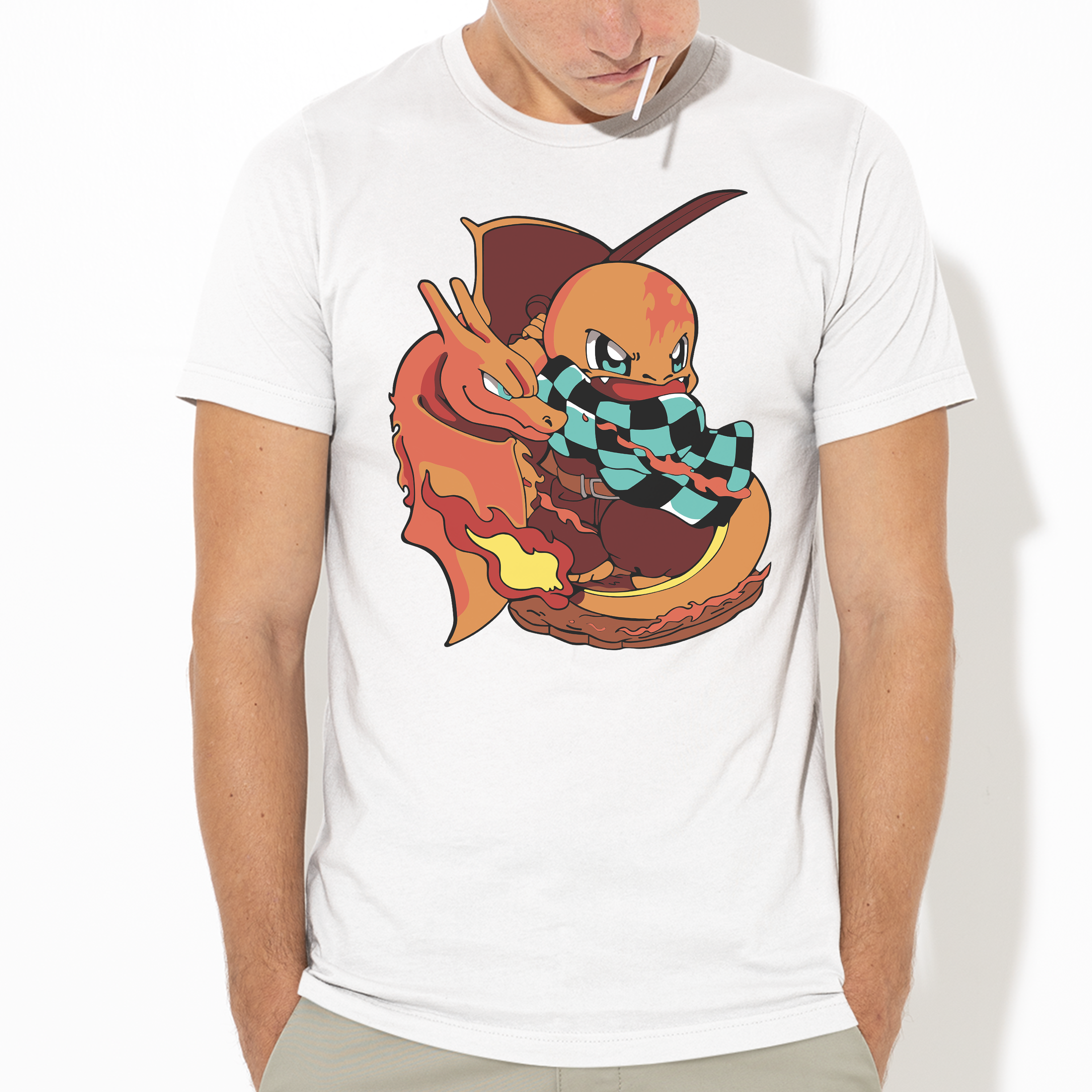 Camiseta Charmander Tanjiro Pokemon