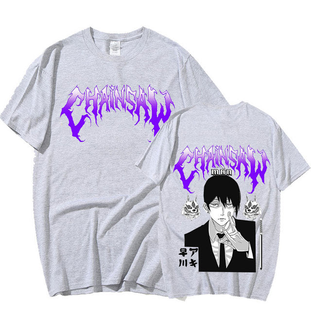 Camiseta Básica Aki Hayakawa Chainsaw Man