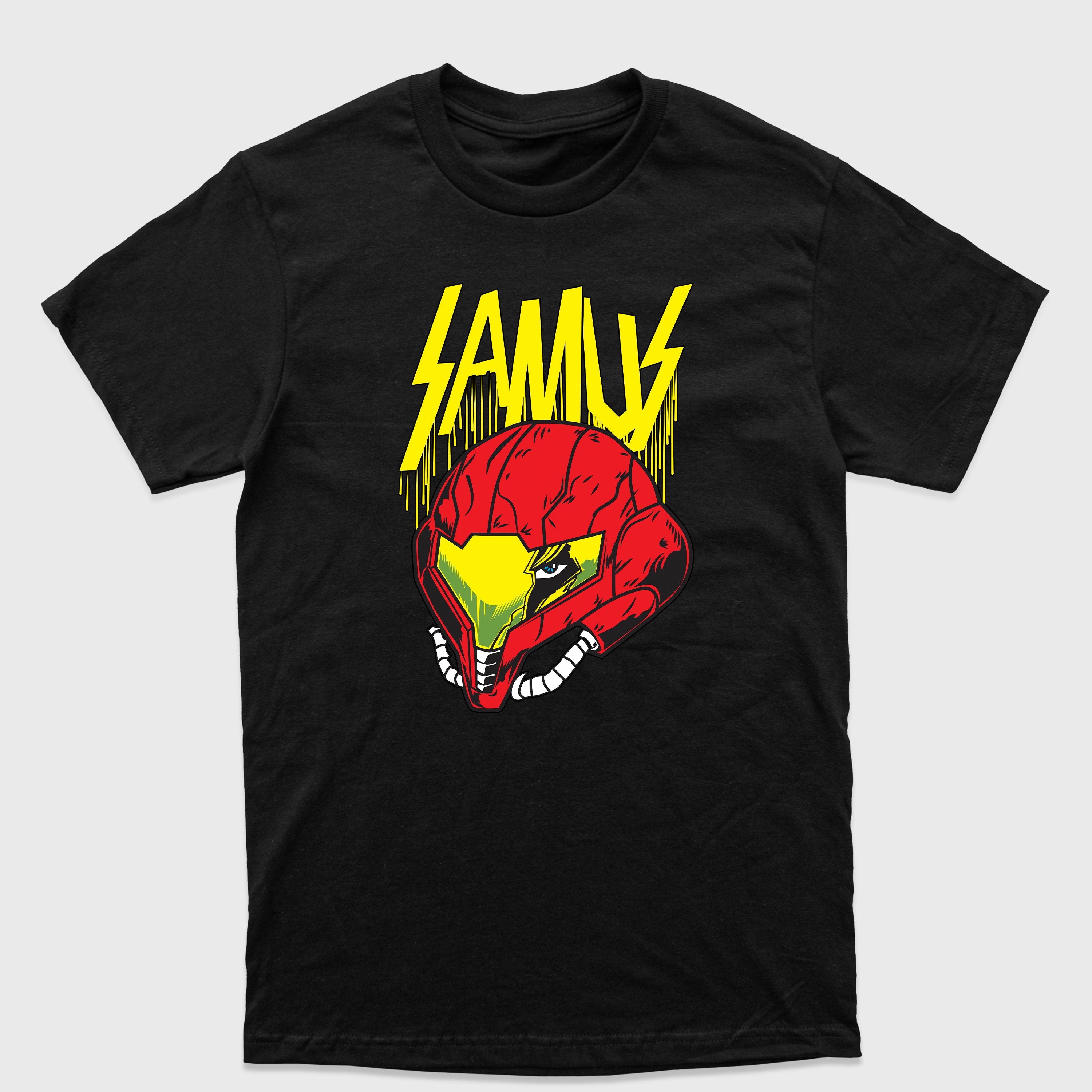 Camiseta Básica Samus Metroid Game