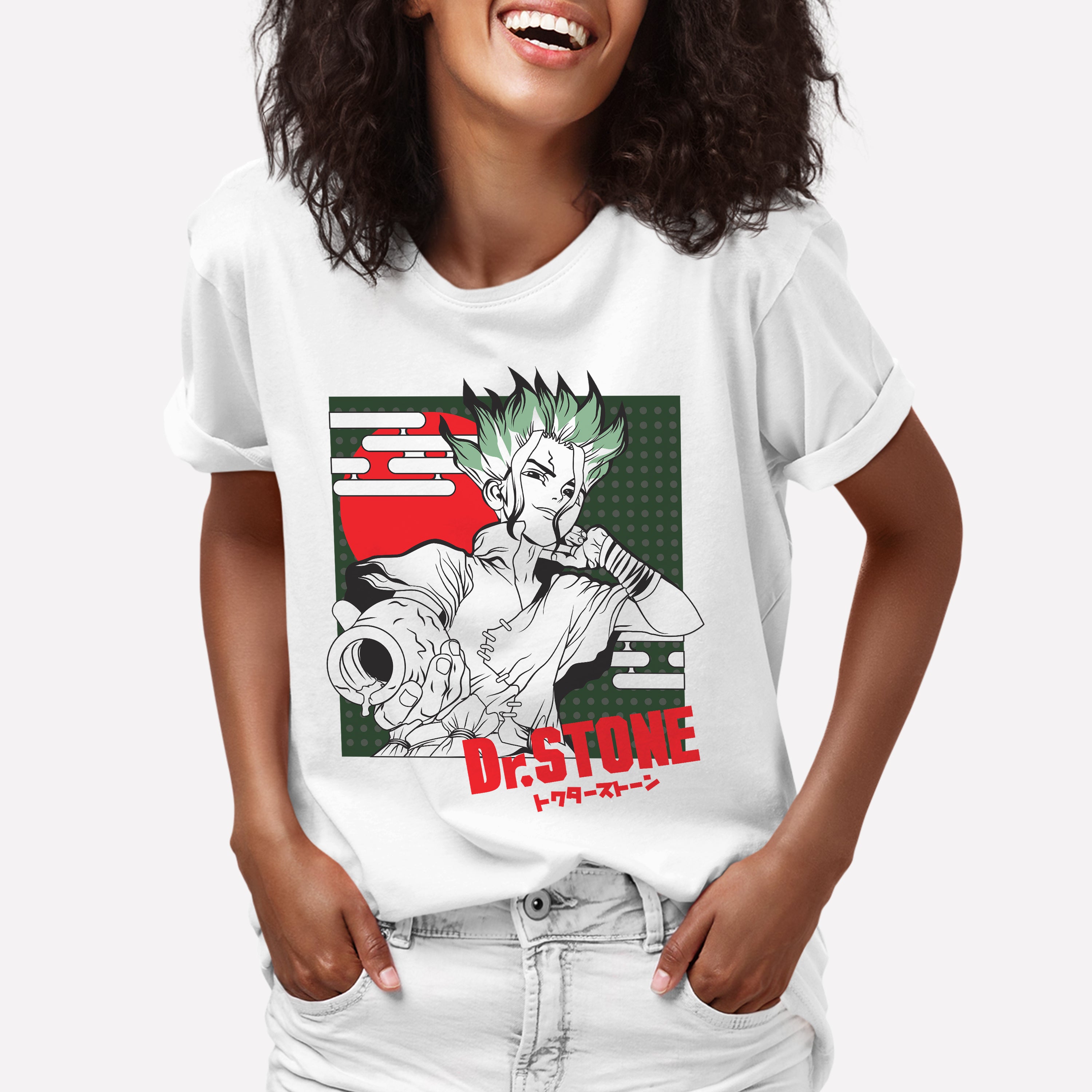 Camiseta Dr Stone Senku