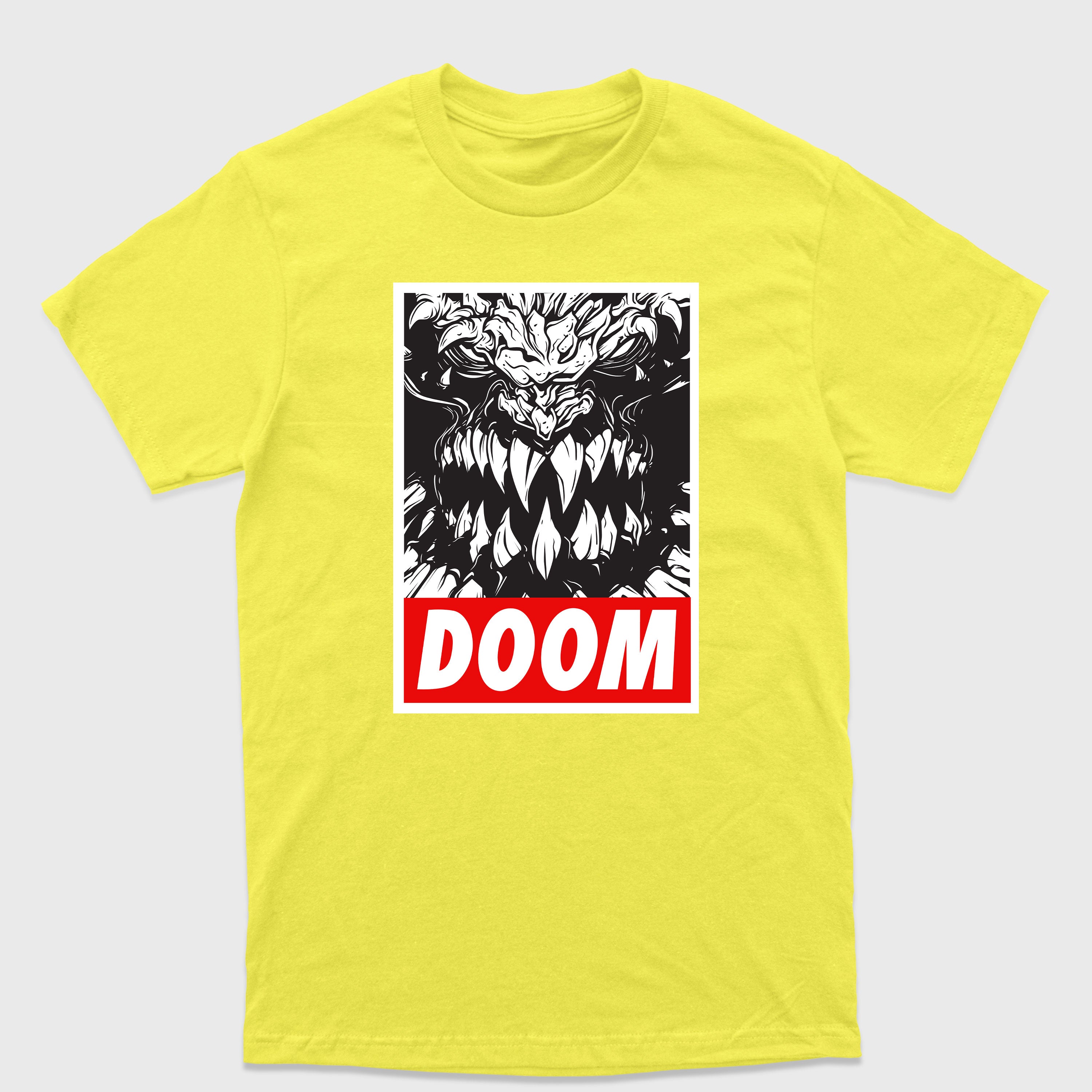 Camiseta Básica Teeth Monster Doom