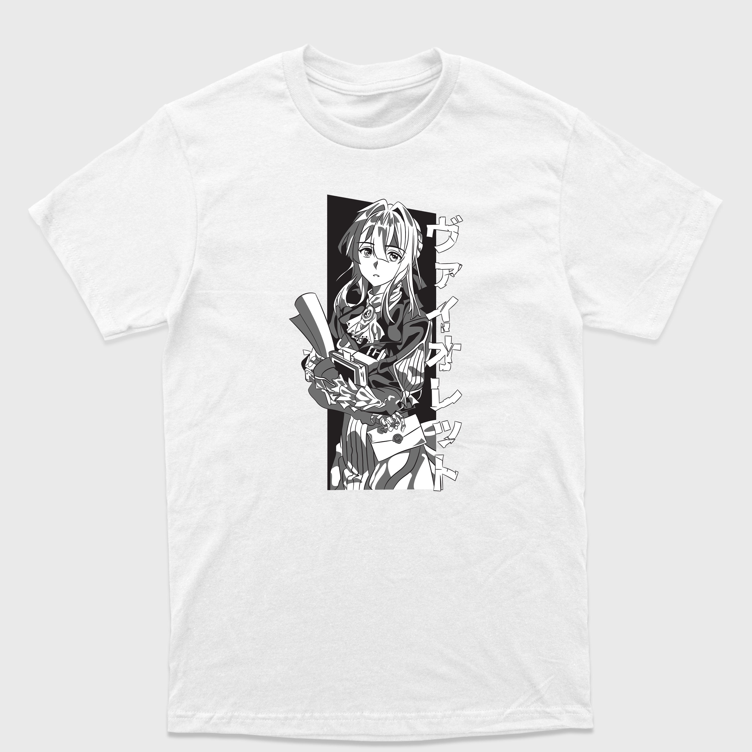 Camiseta Básica Violet Evergarden Escritora