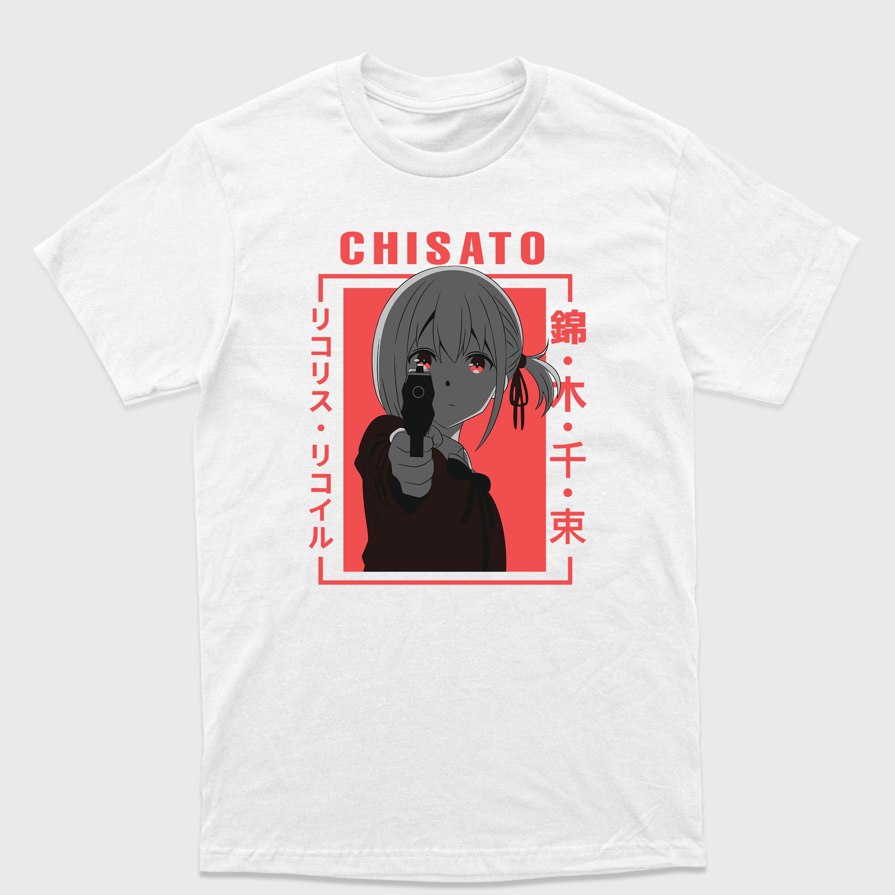 Camiseta Básica Chisato Nishikigi Lycoris Recoil