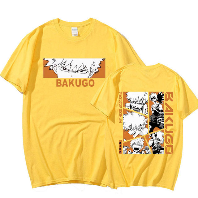 Camiseta Básica Katsuki Bakugo MHA