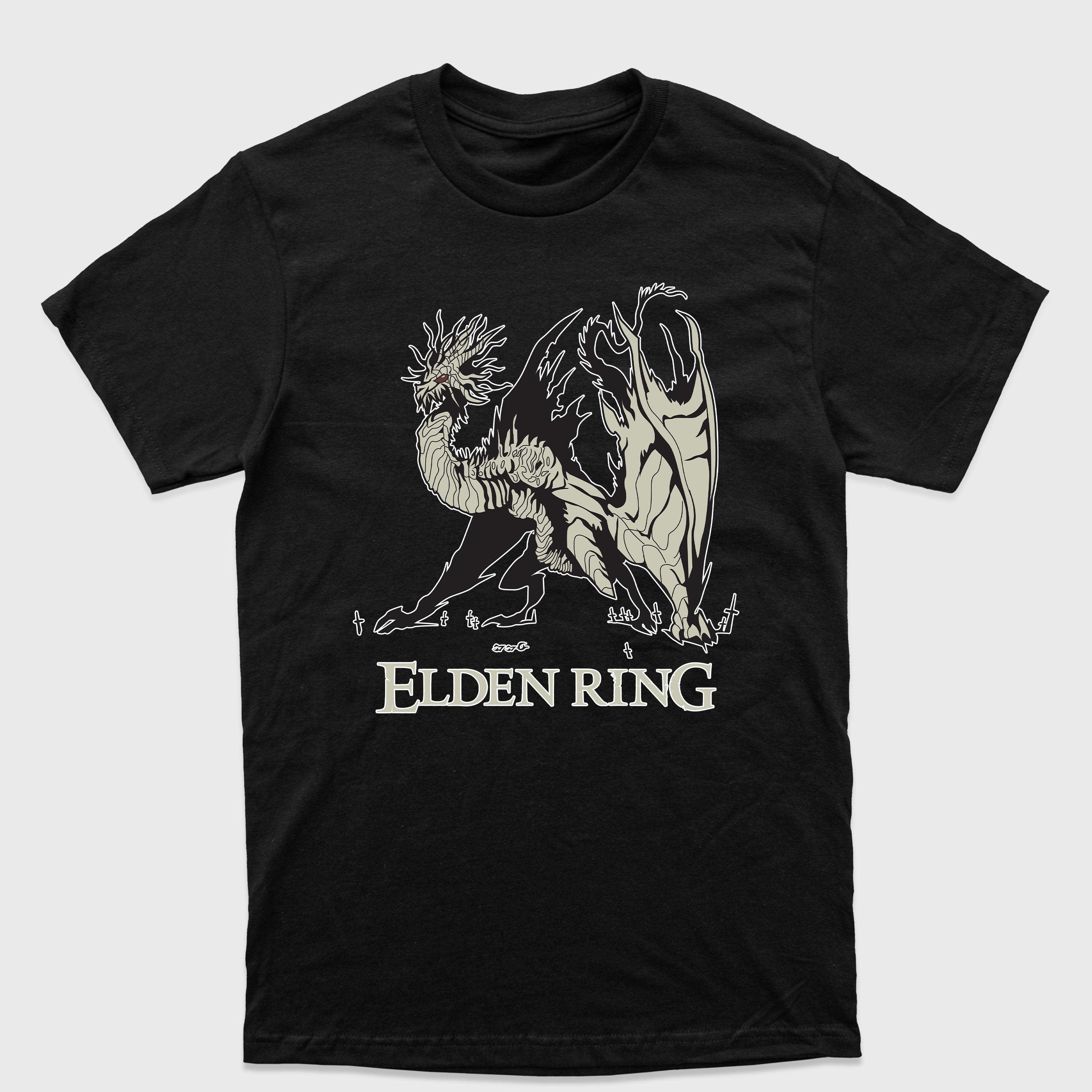 Camiseta Básica Greyll Dragon Elden Ring