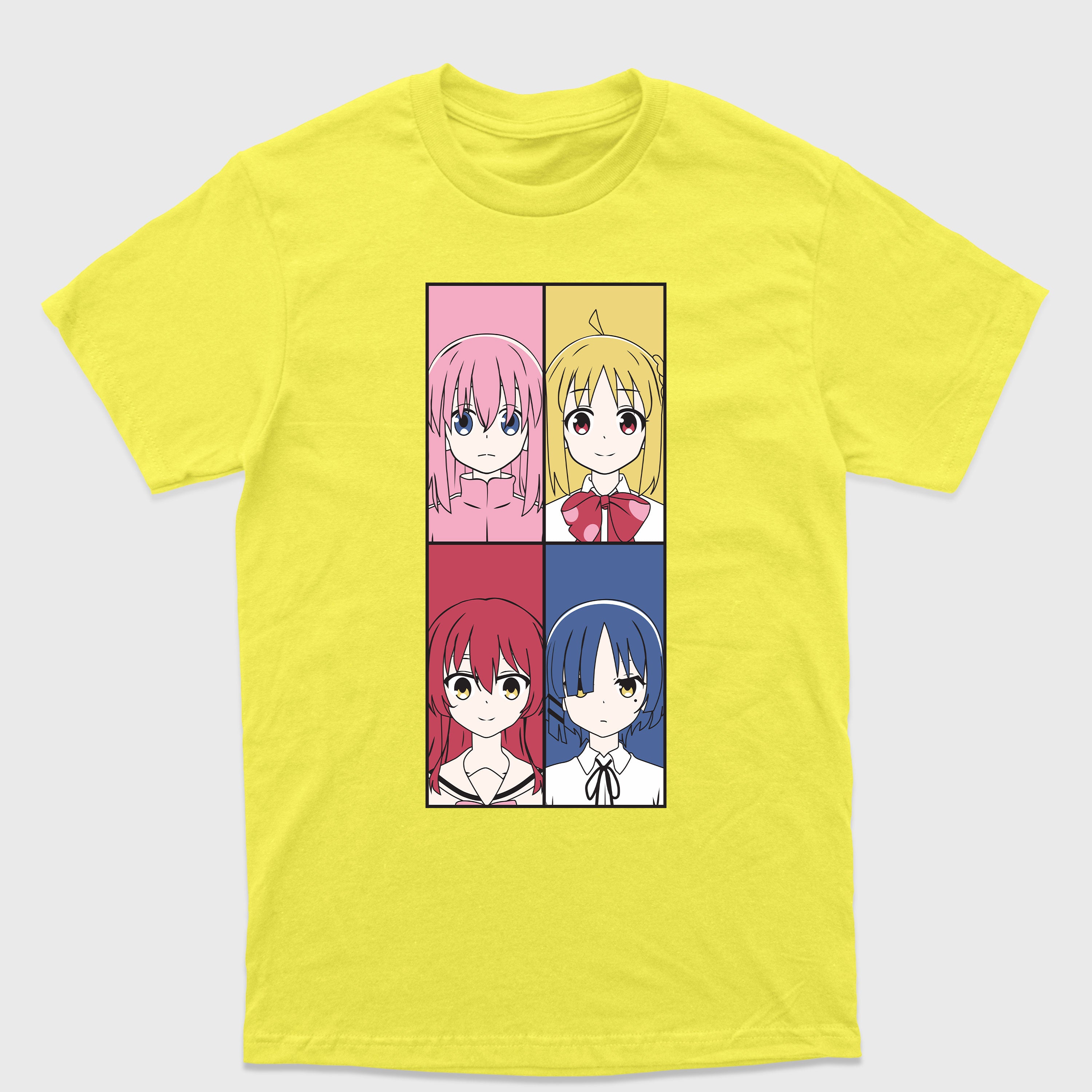 Camiseta Básica Goto Nijika Kita Ryo Bocchi the Rock