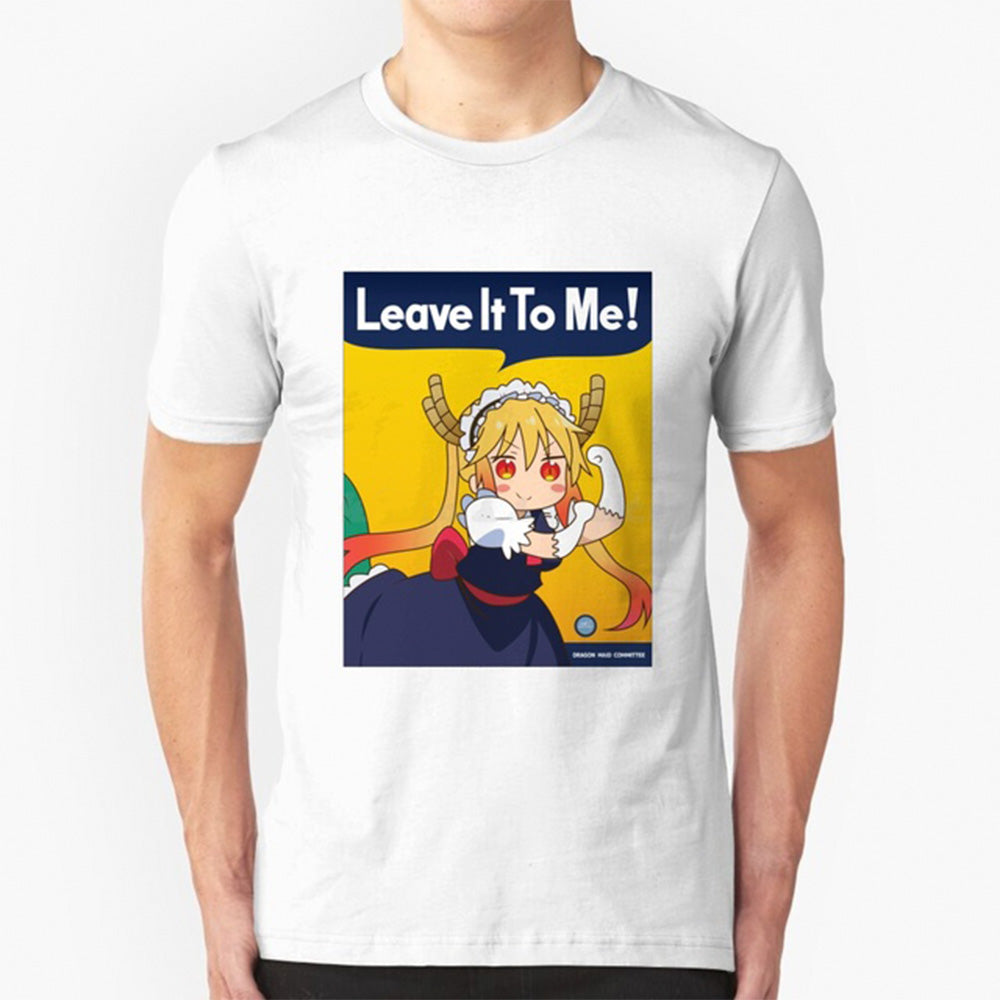 Camiseta Básica Leave it to Me Tohru Kobayashi San