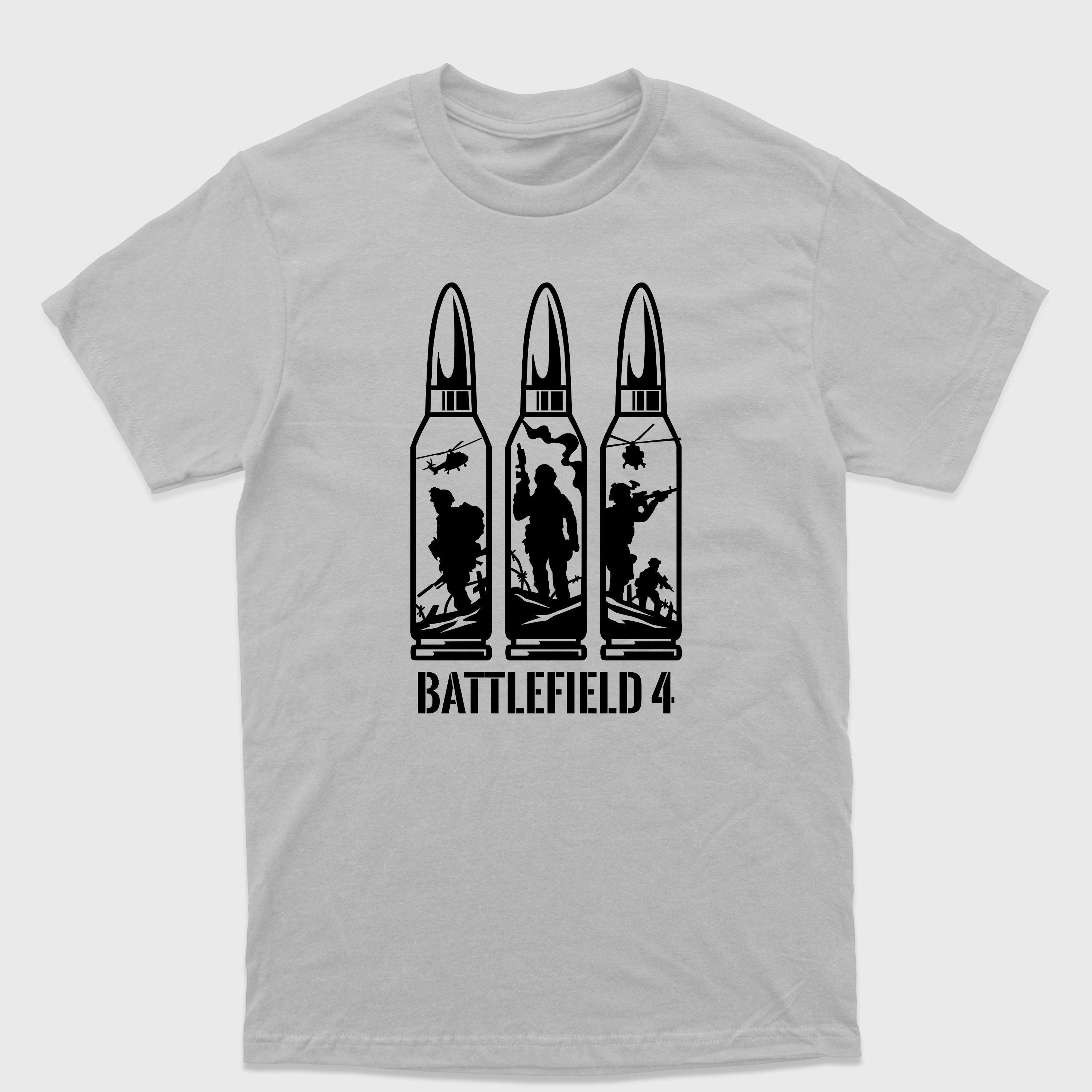 Camiseta Básica Battlefield 4 Ammunition