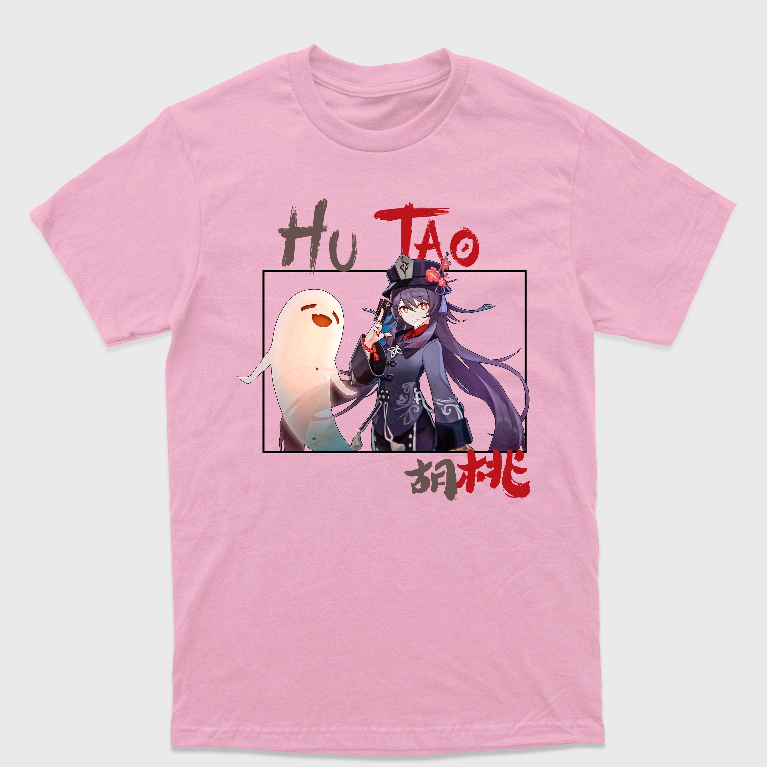 Camiseta Básica Genshin Impact Hu Tao Fantasma