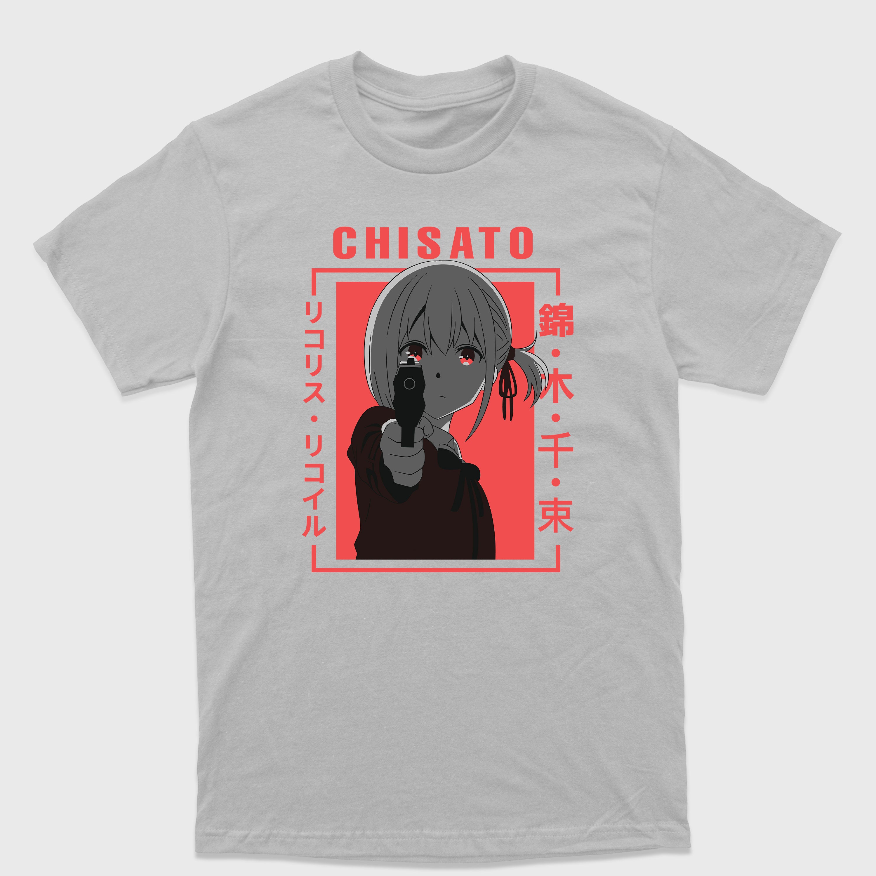 Camiseta Básica Chisato Nishikigi Lycoris Recoil