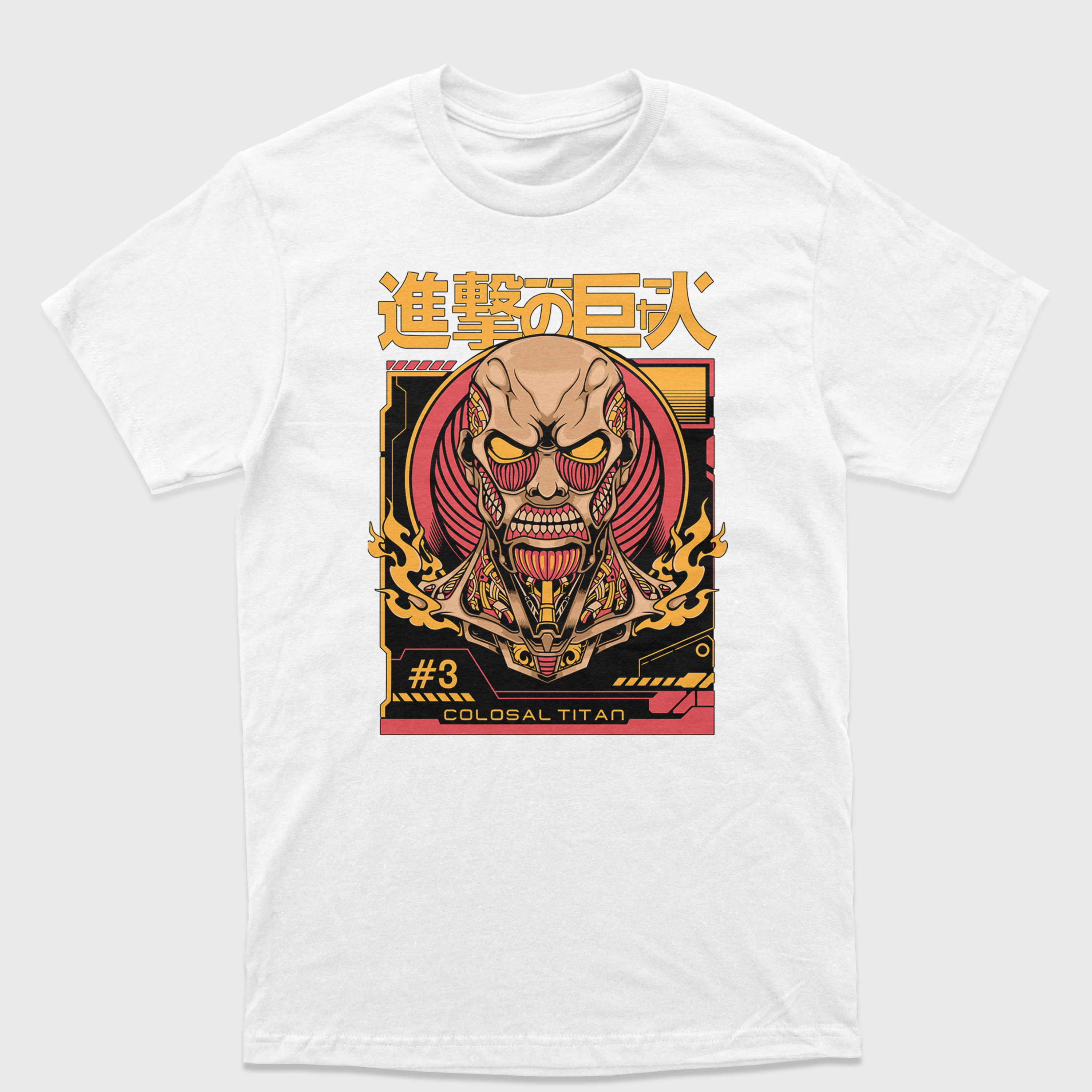 Camiseta Attack On Tiran Colosal Titan