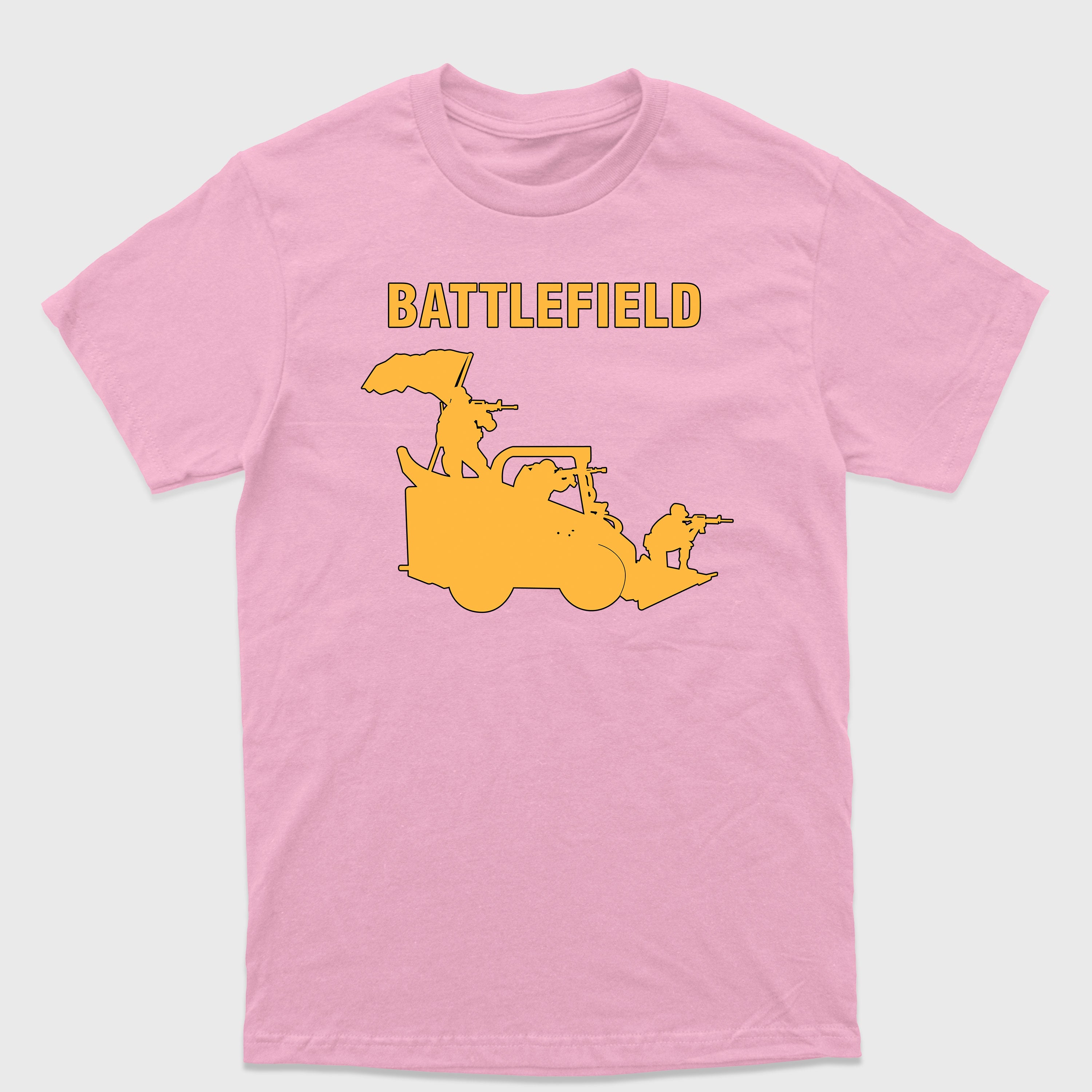 Camiseta Básica Battlefield War Car