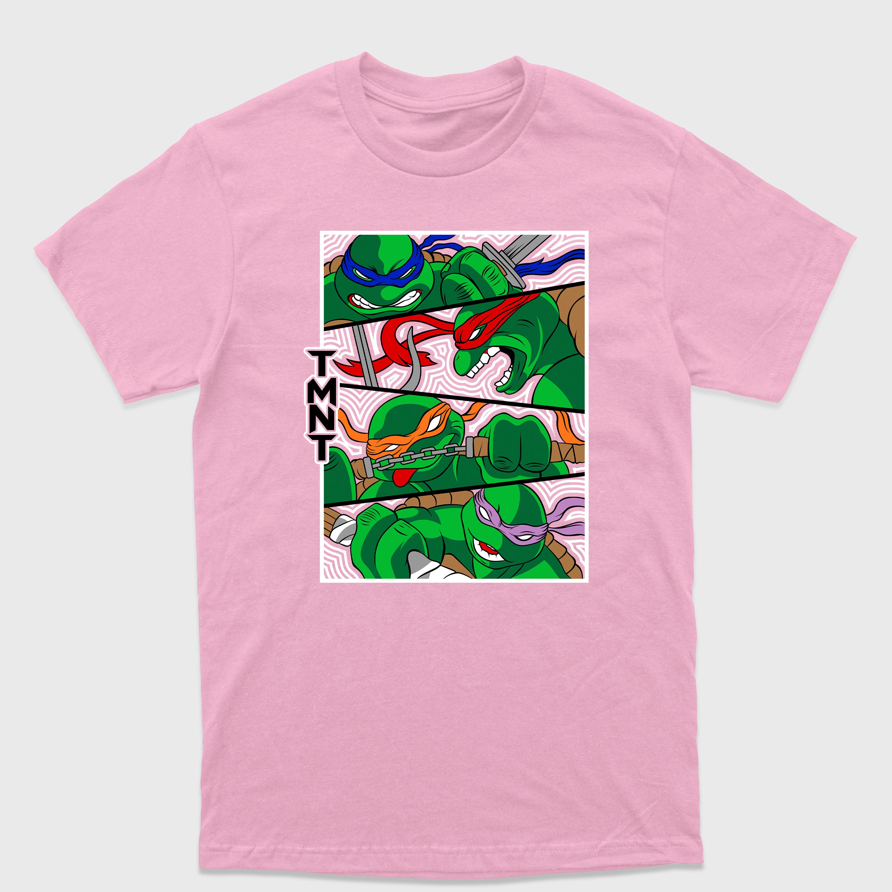 Camiseta Básica As Tartarugas Ninjas Quarteto