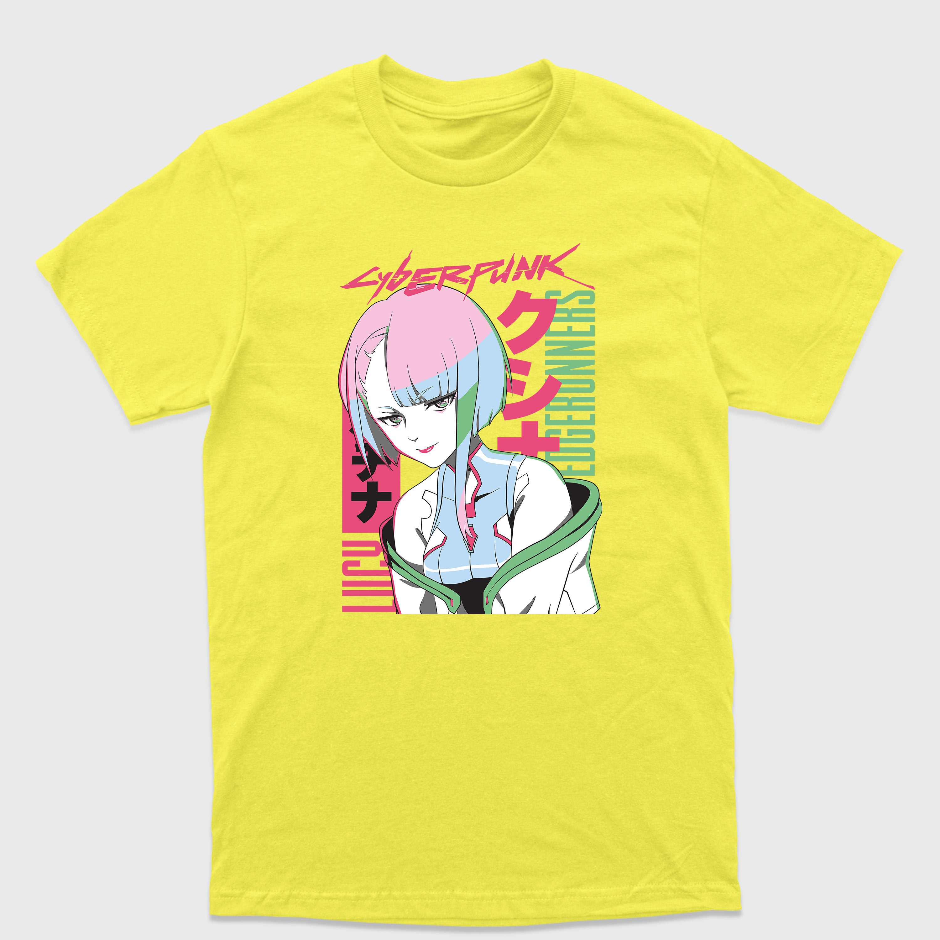 Camiseta Básica Lucy Cyberpunk