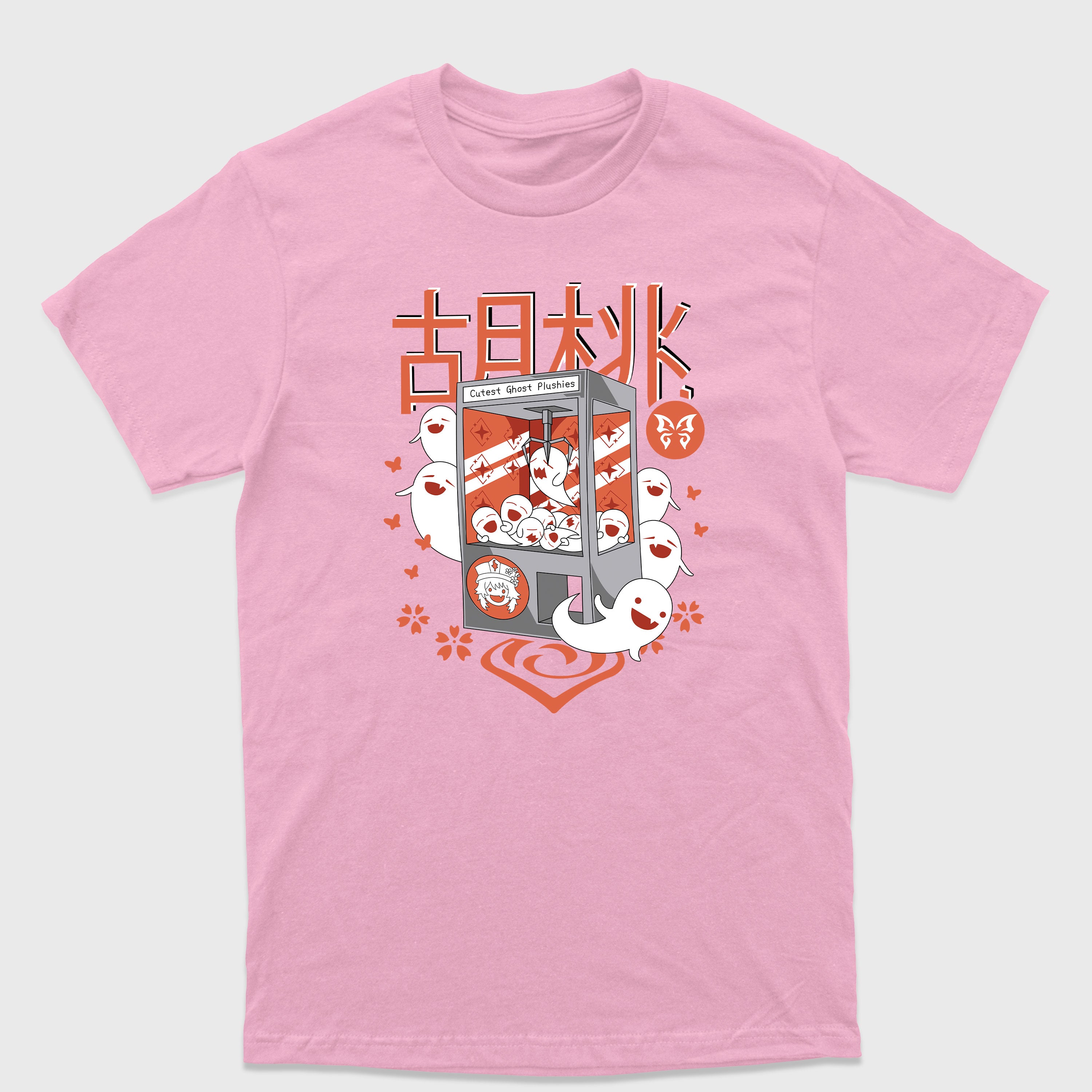 Camiseta Básica Hu Tao Ghost Vending Machine