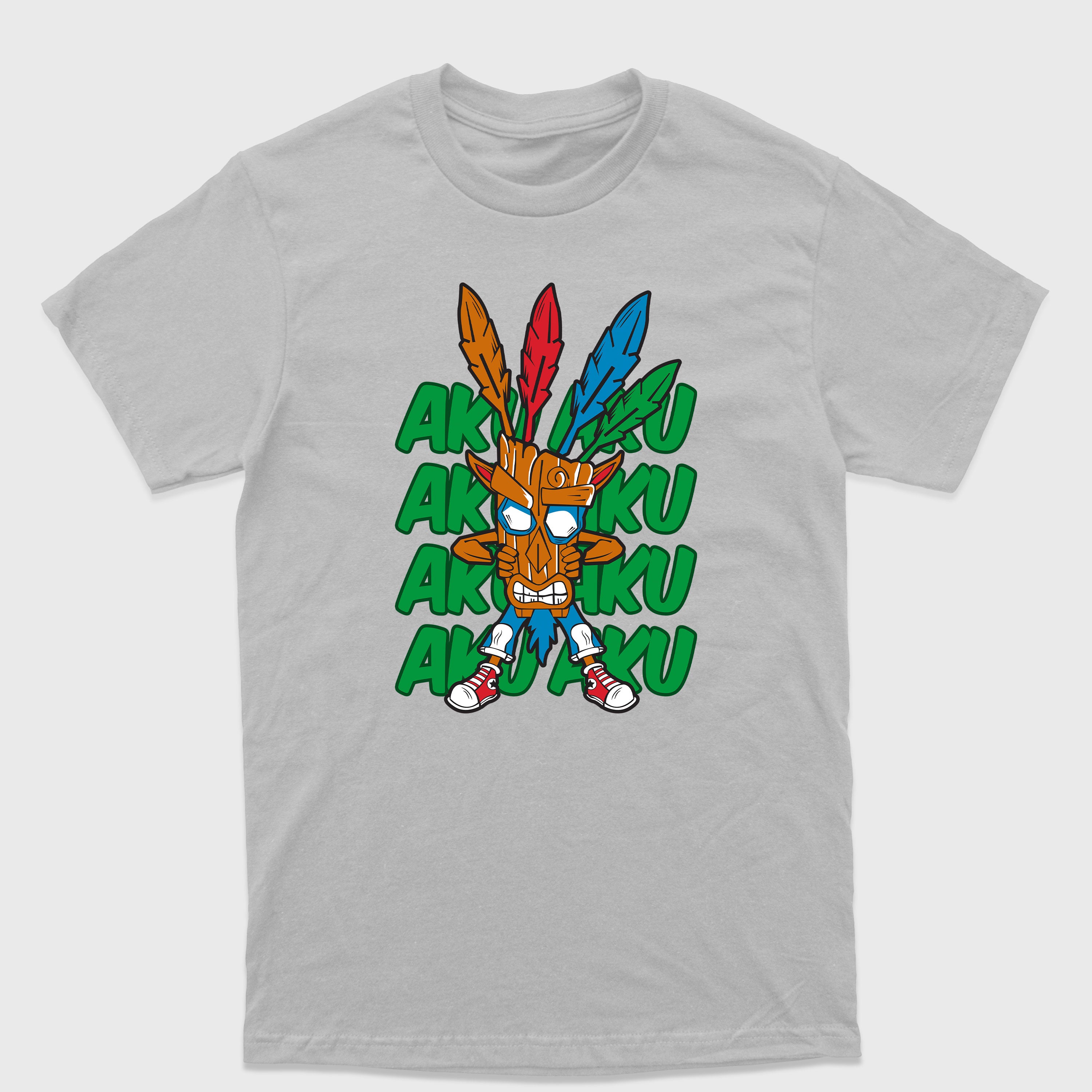Camiseta Básica Crash e a Máscara Aku Aku