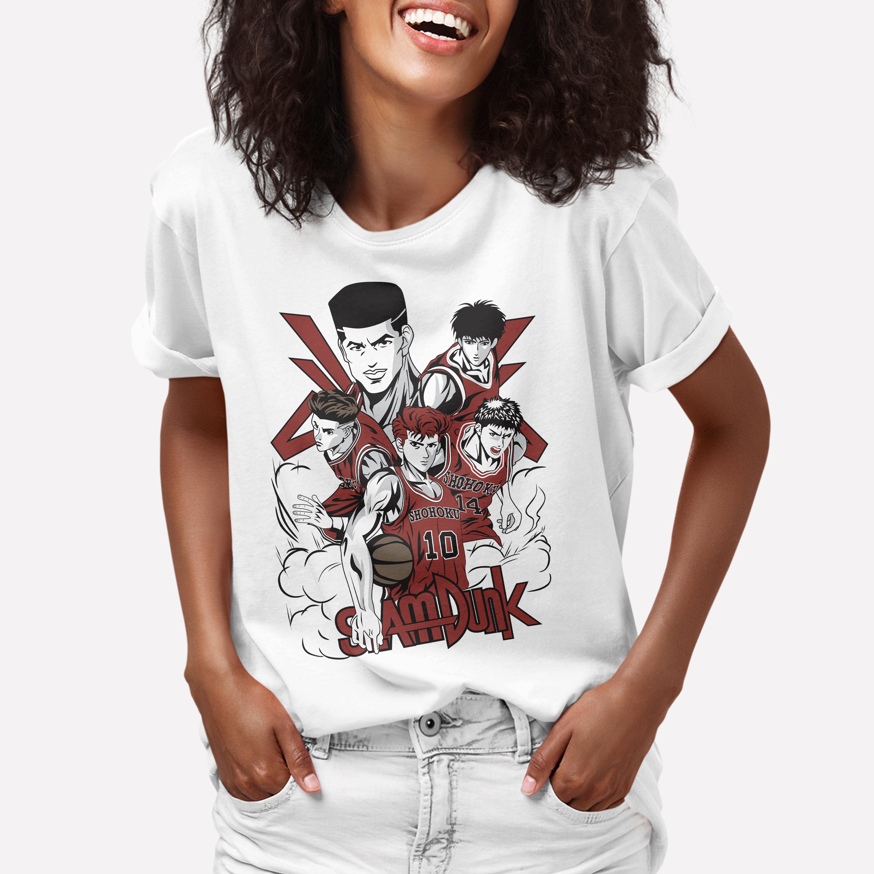 Camiseta Básica Shohoku Team Slam Dunk