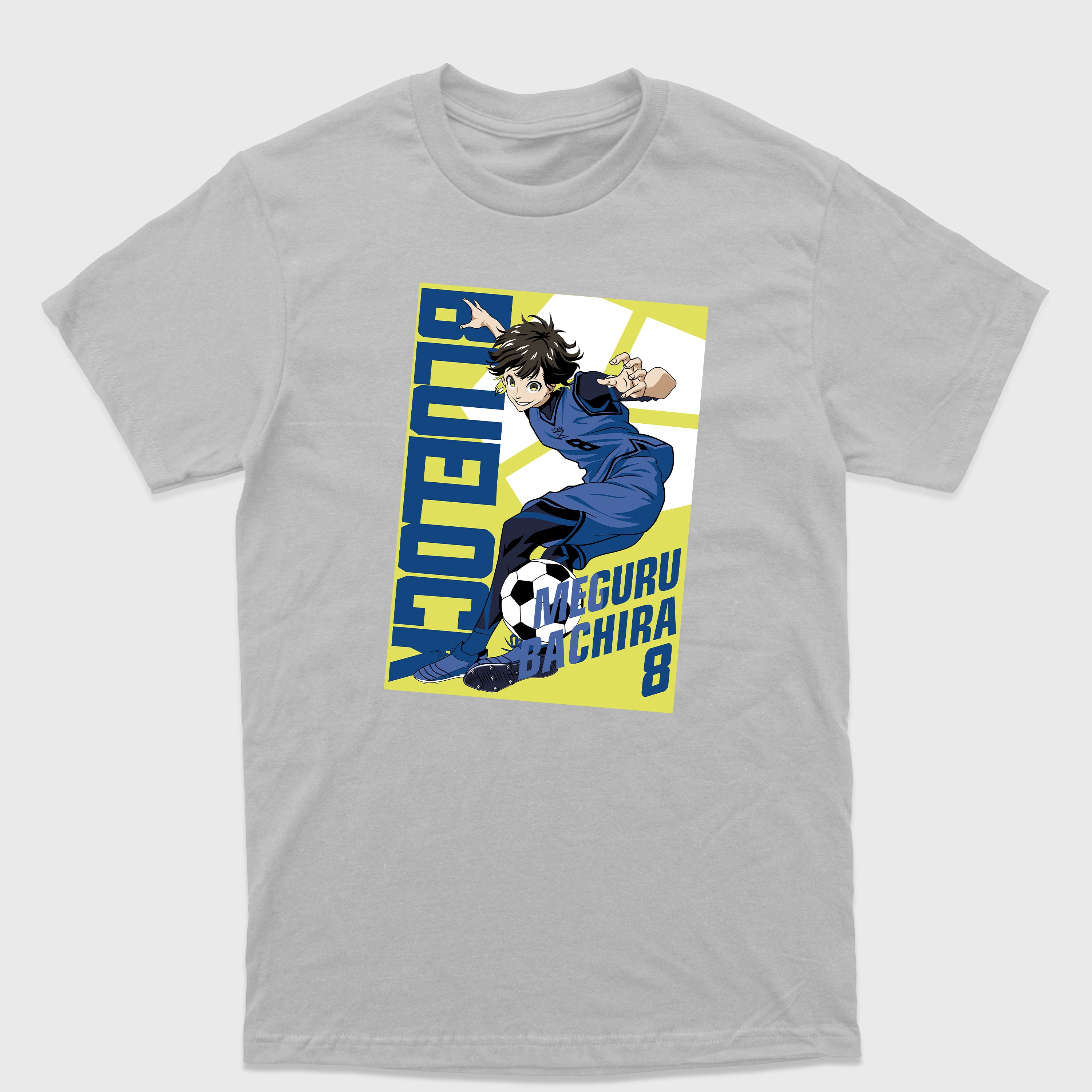 Camiseta Básica Meguru Bachira Blue Lock