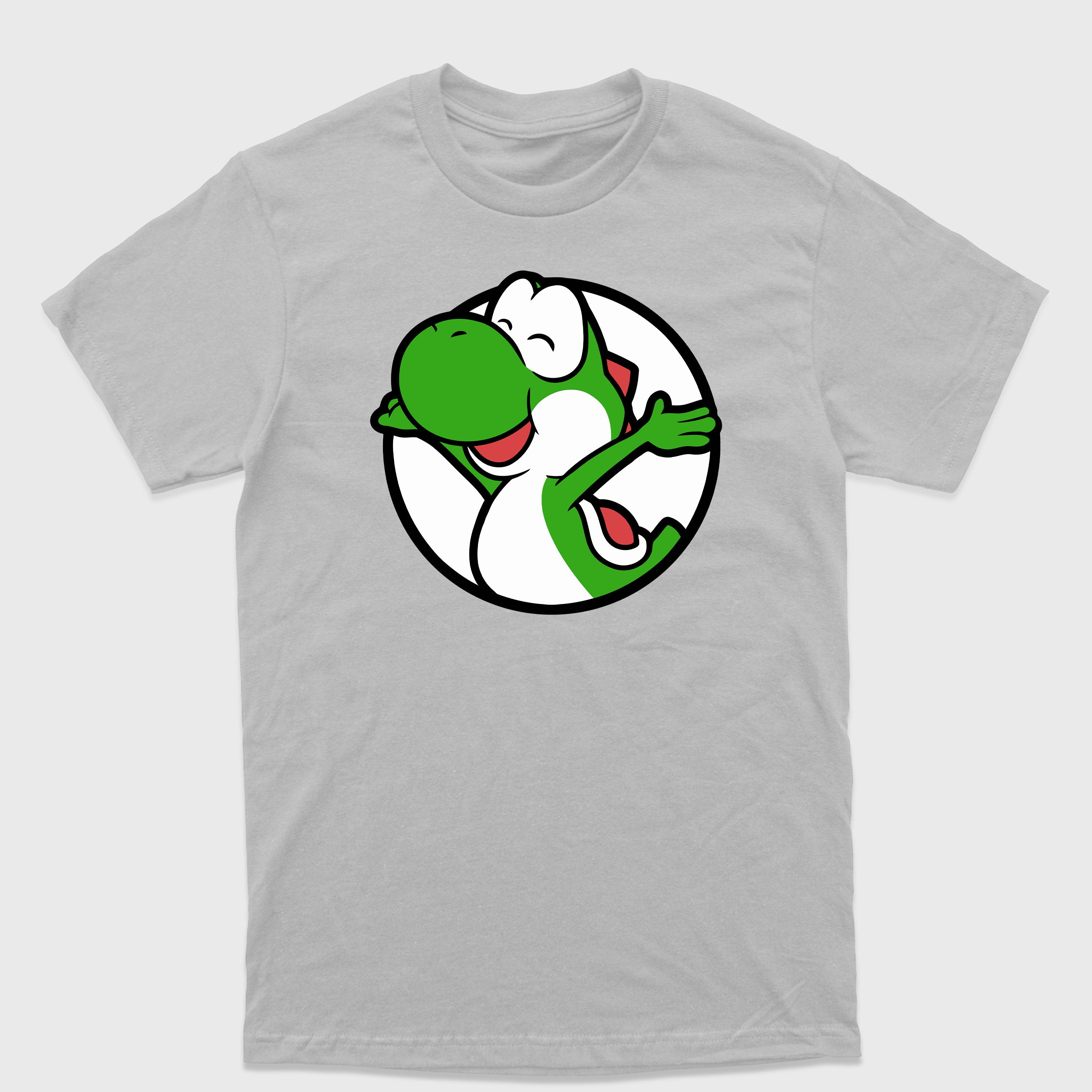 Camiseta Básica Retrato Yoshi Alegre