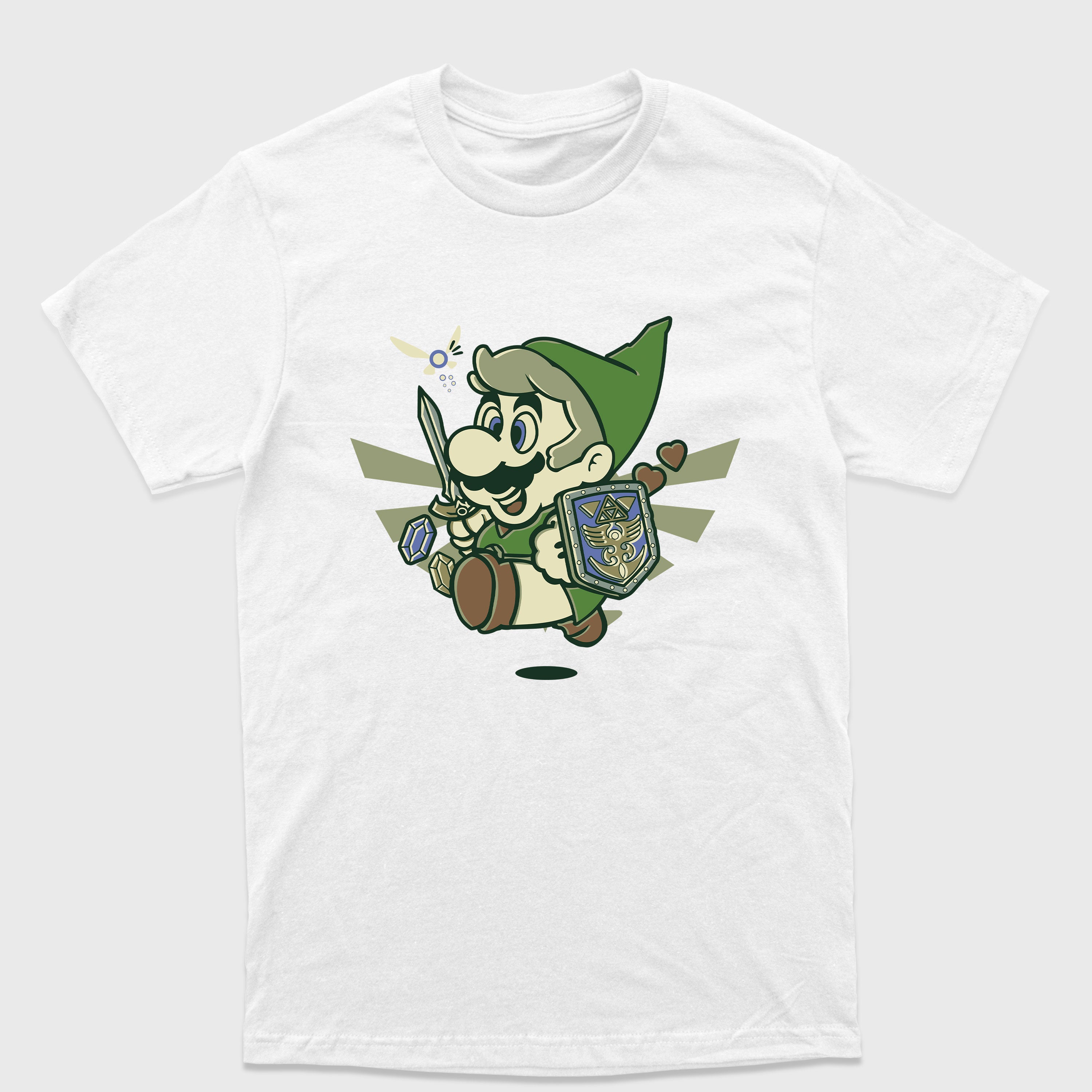 Camiseta Básica Mario Cosplay Link Zelda