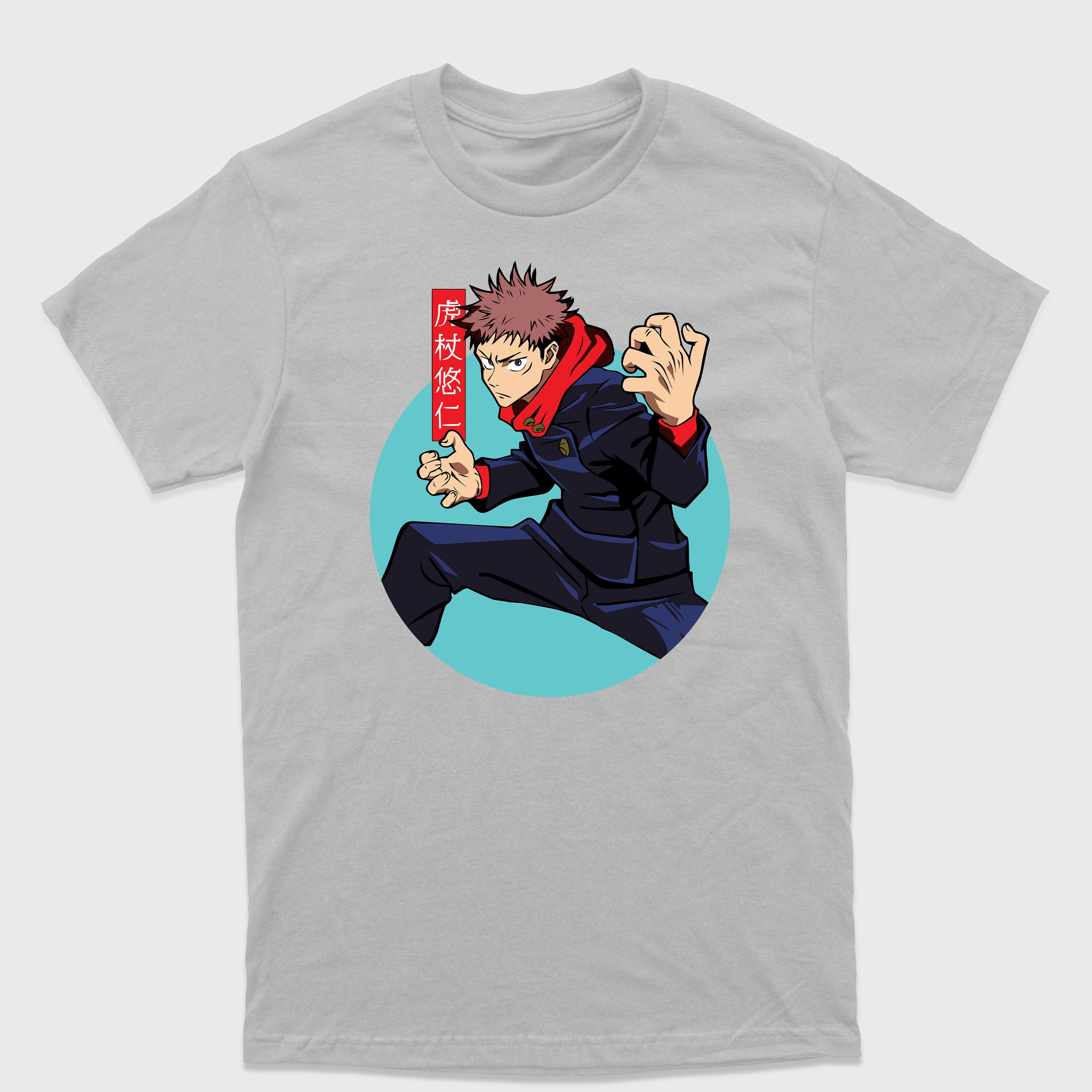 Camiseta Básica Itadori Yuji Jujutsu Kaisen