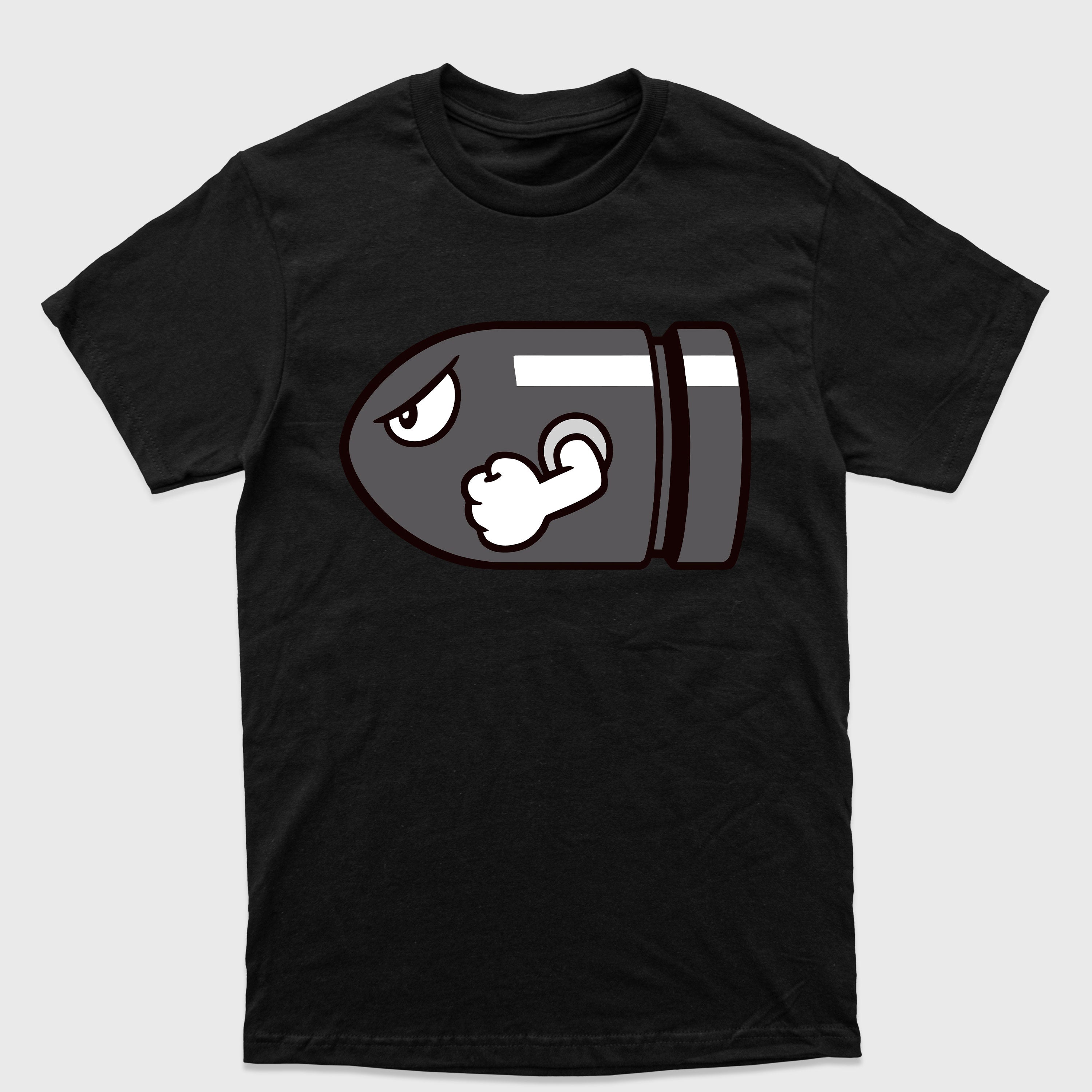 Camiseta Básica Bala Canhão Mario Kart