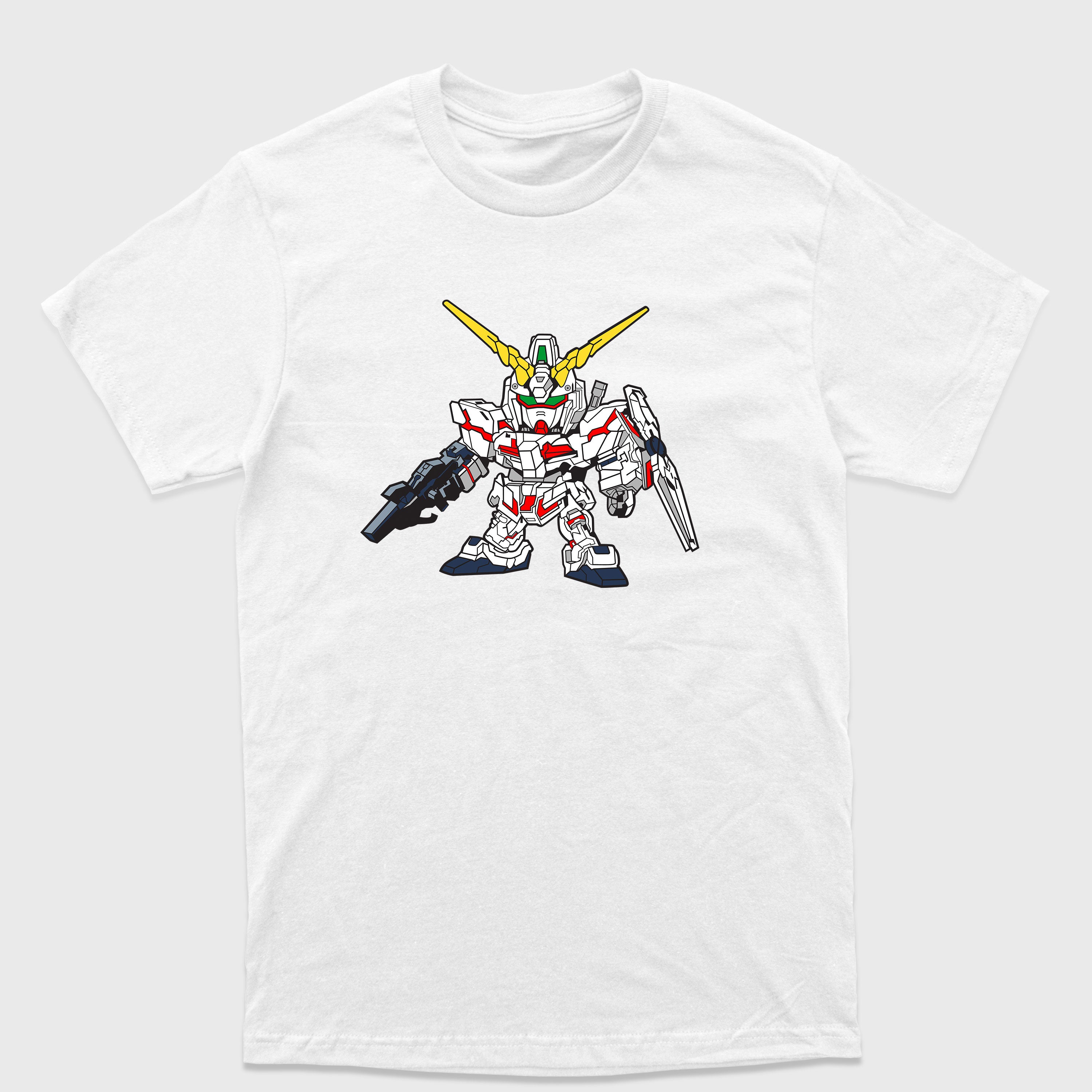 Camiseta Básica Gundam Mecha Chibi