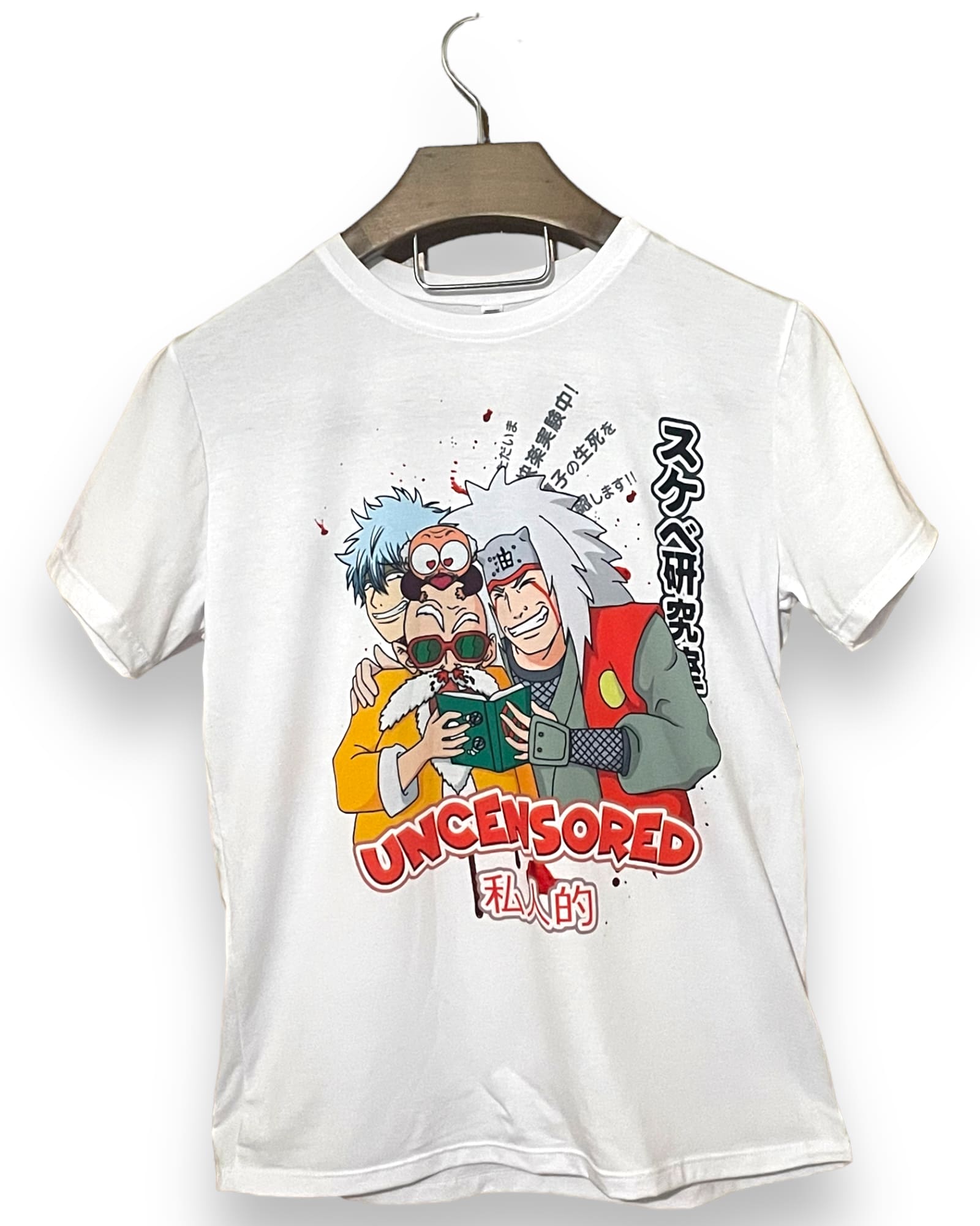 Camiseta Hombre Anime Blanca