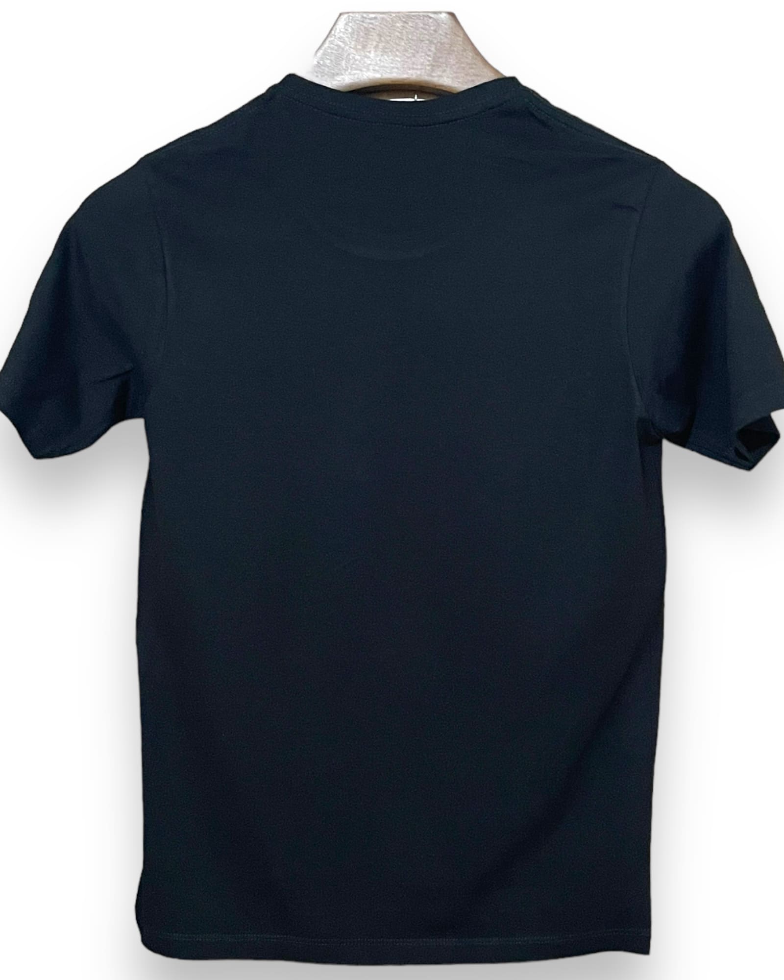 Camiseta Hombre One Piece Logo con Monkey D. Luffy Negra