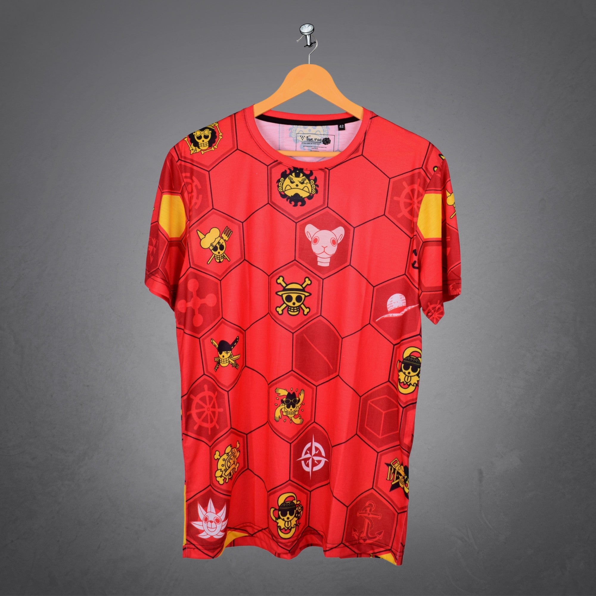 Camiseta AOP de uma peça