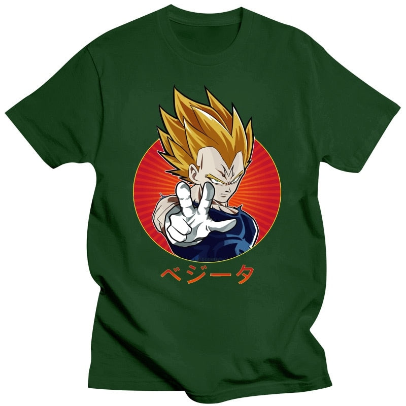 Camiseta Anime Dragon Ball - Majin Vegeta | Camiseta Unisex Dragon Ball Z: Majin Vegeta, la Explosión del Orgullo