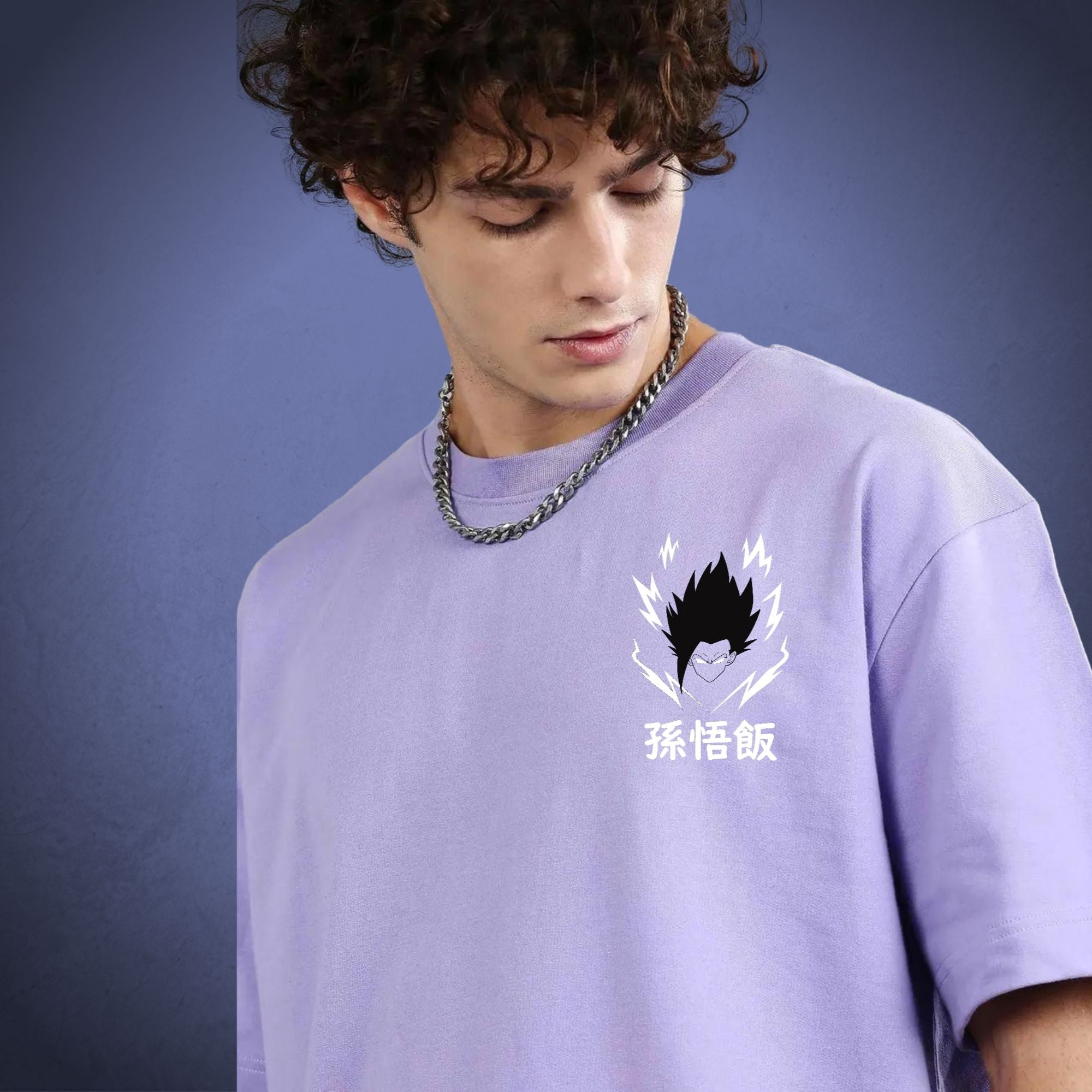 Camiseta de anime grande da Besta Gohan