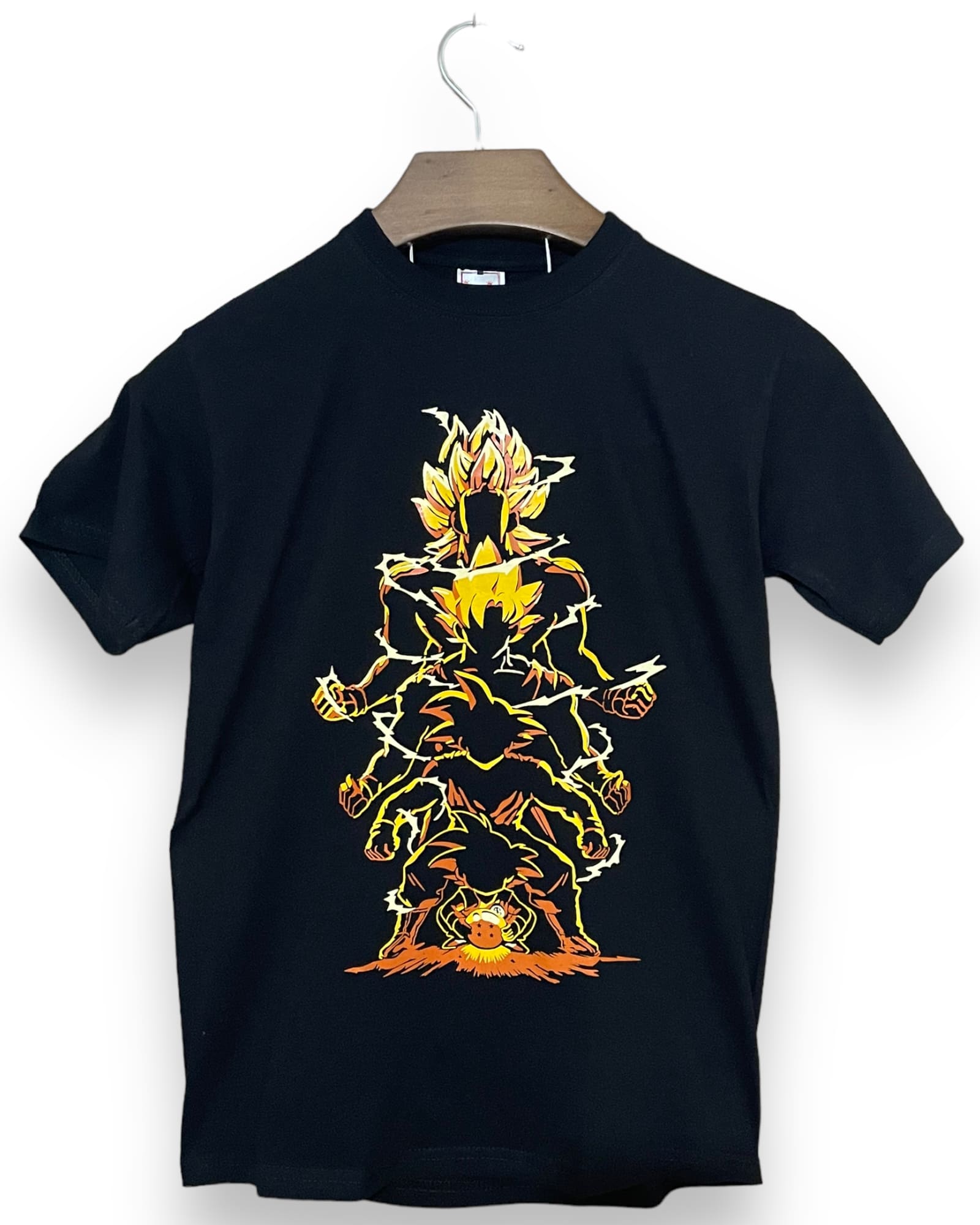 Camiseta Hombre Dragon Ball Z Transformaciones Goku